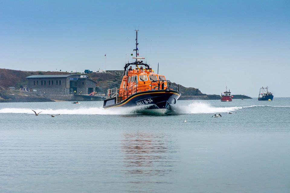 Porthdinllaen ALB at sea off Porthdinllaen