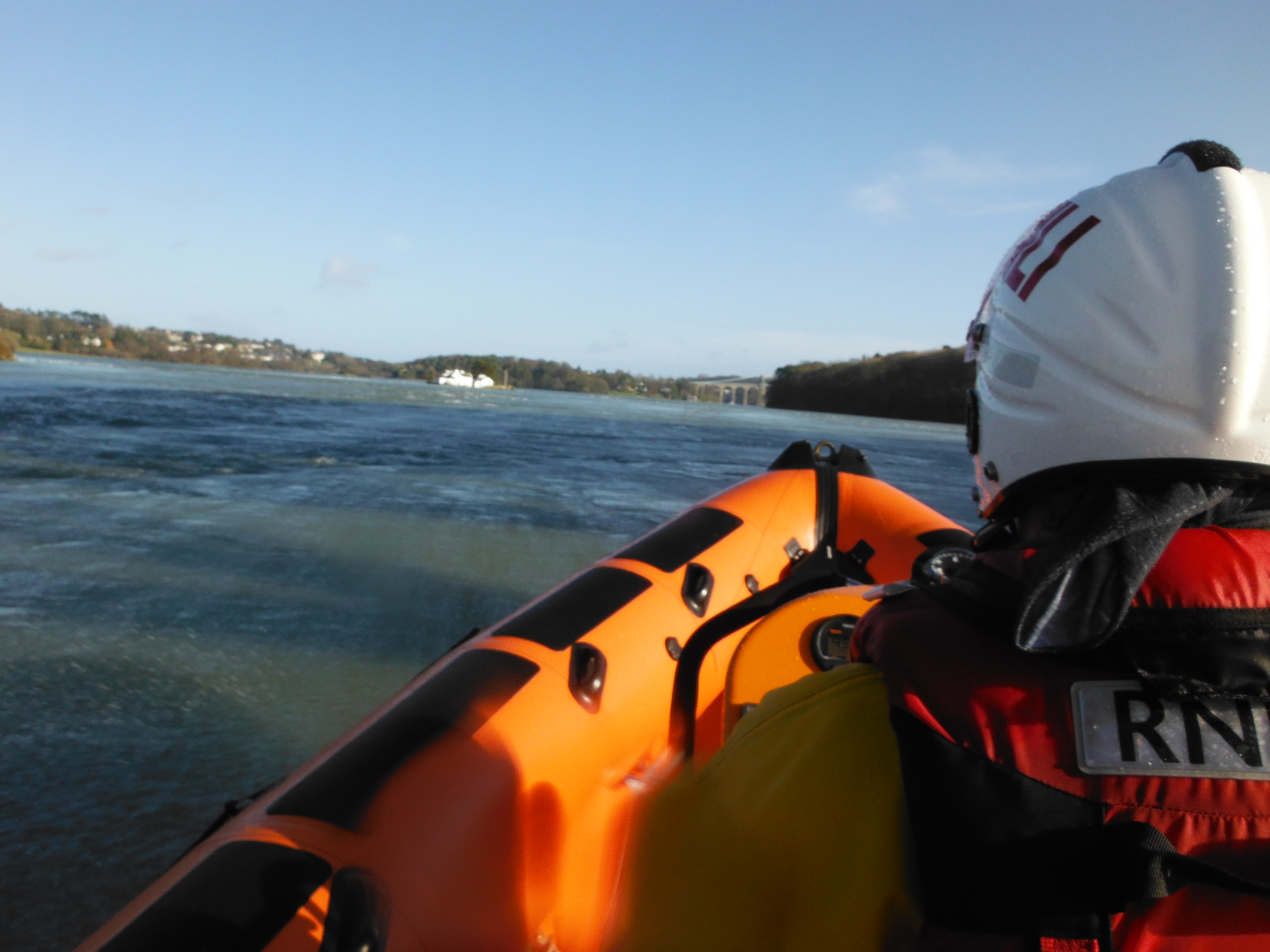View taken from Beaumaris Inshore Lifeboat
