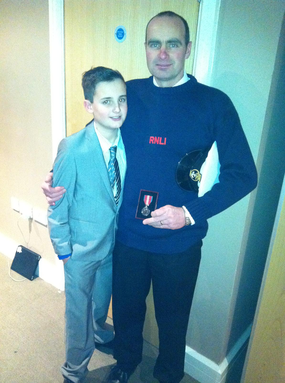 Following in his fathers footsteps 