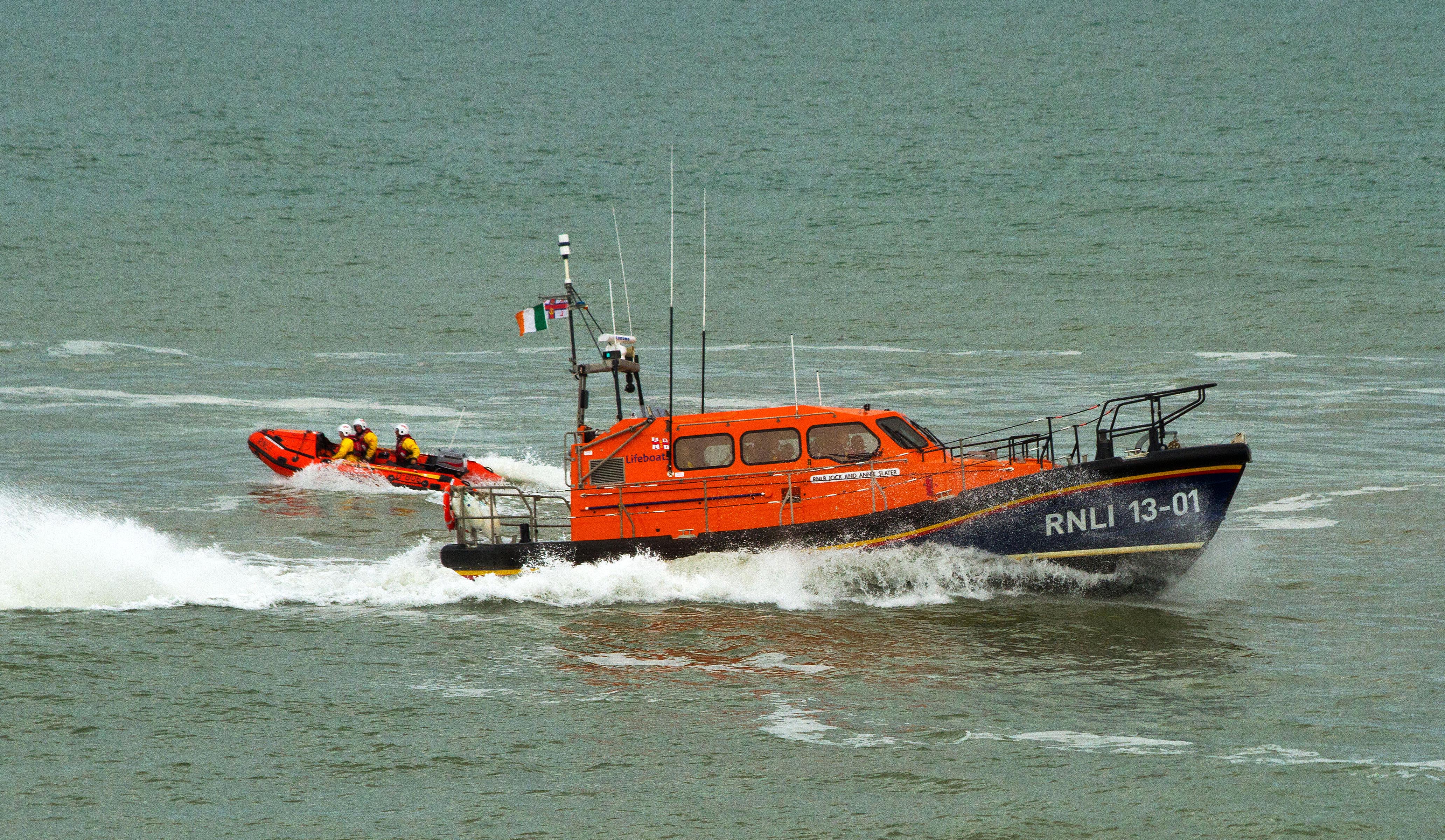 Wicklow all-weather and Inshore lifeboats