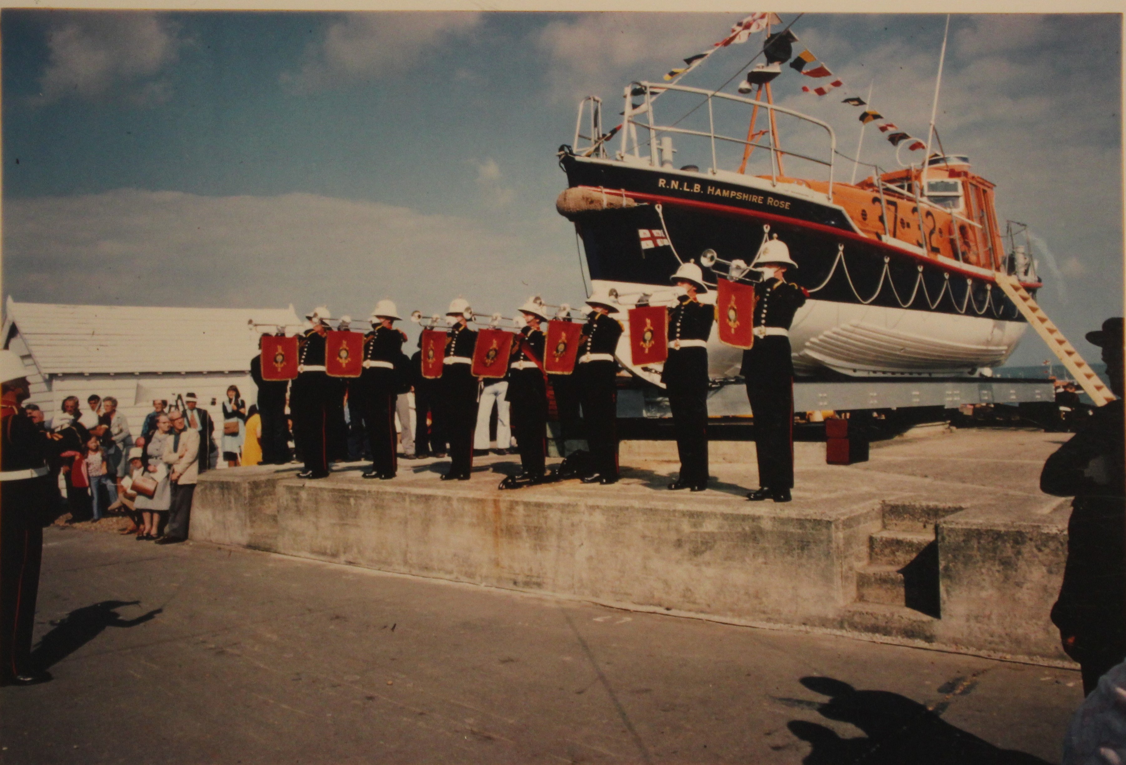 Royal Marines bid farewell to Hampshire Rose