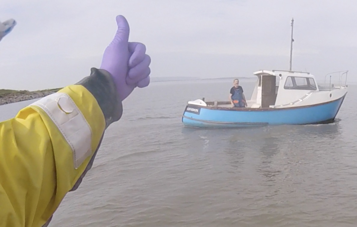 Big thanks to Roger, Skipper of Endeavour