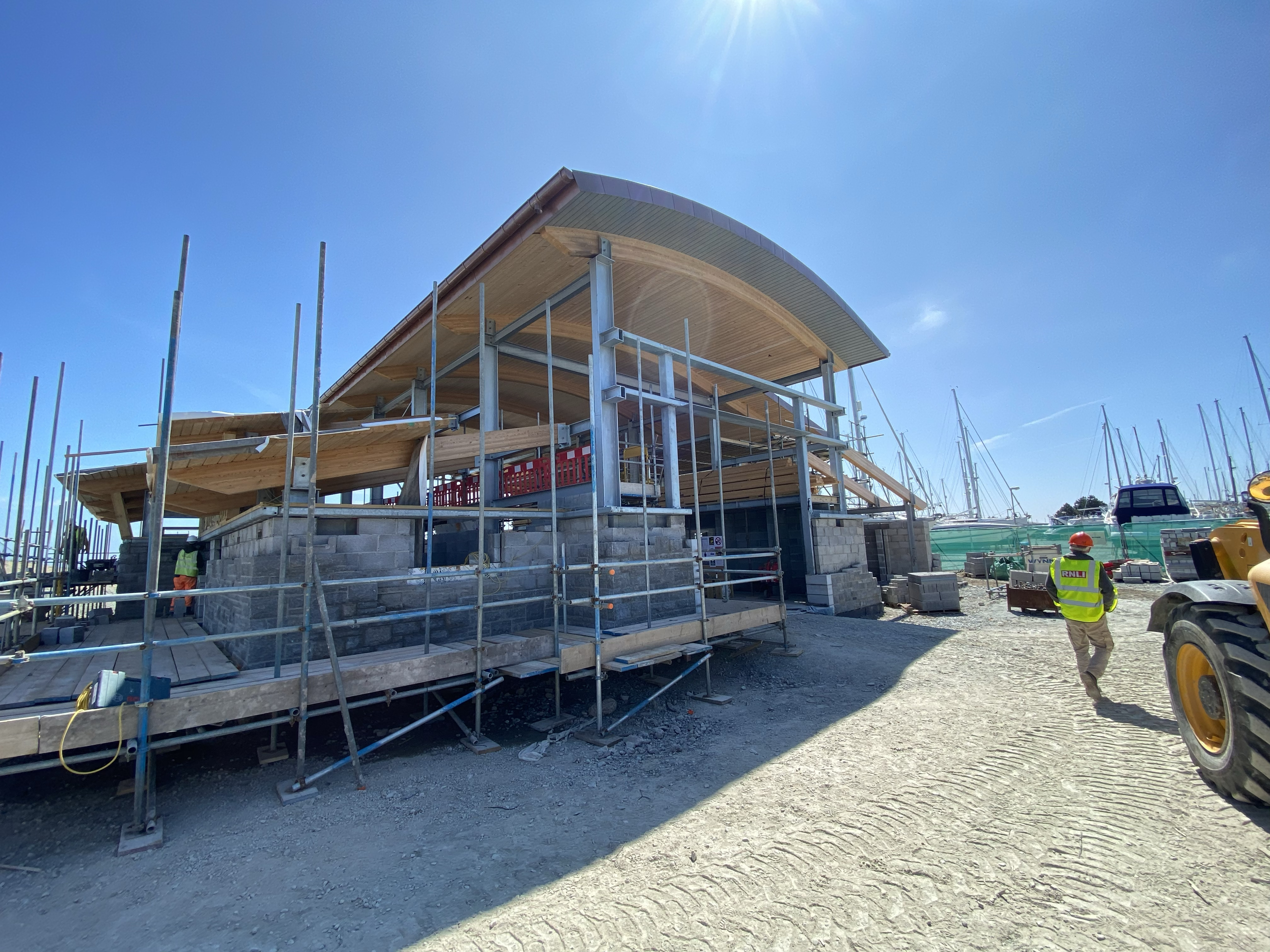New boathouse at Pwllheli