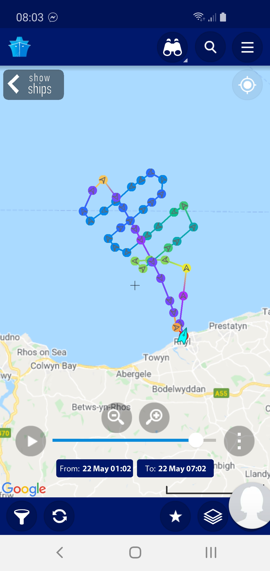 including search pattern
