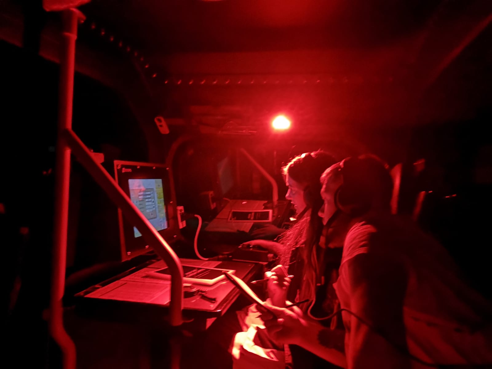 Navigators plotting search pattern into navigation syytem