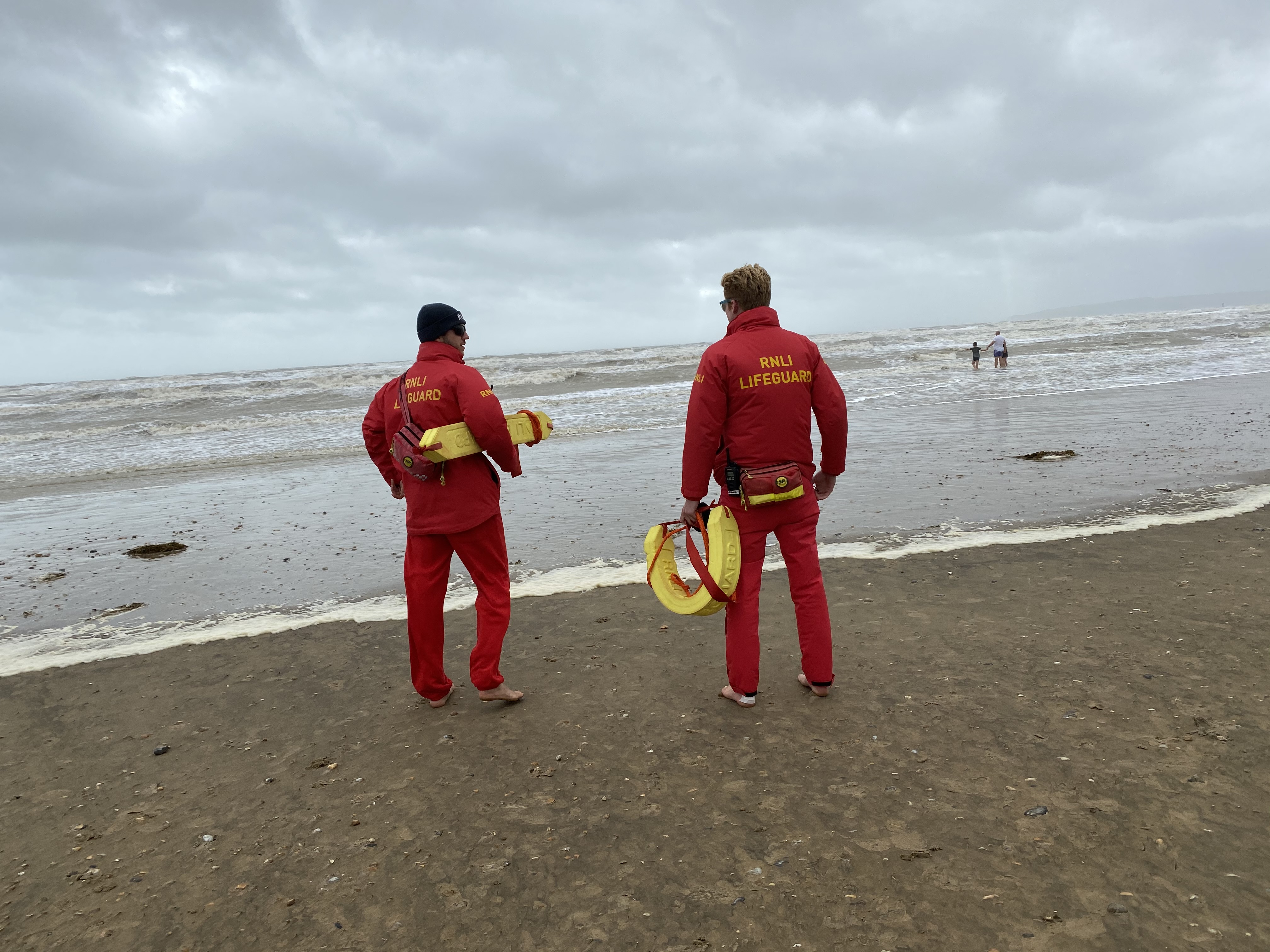 RNLI lifeguards at Camber