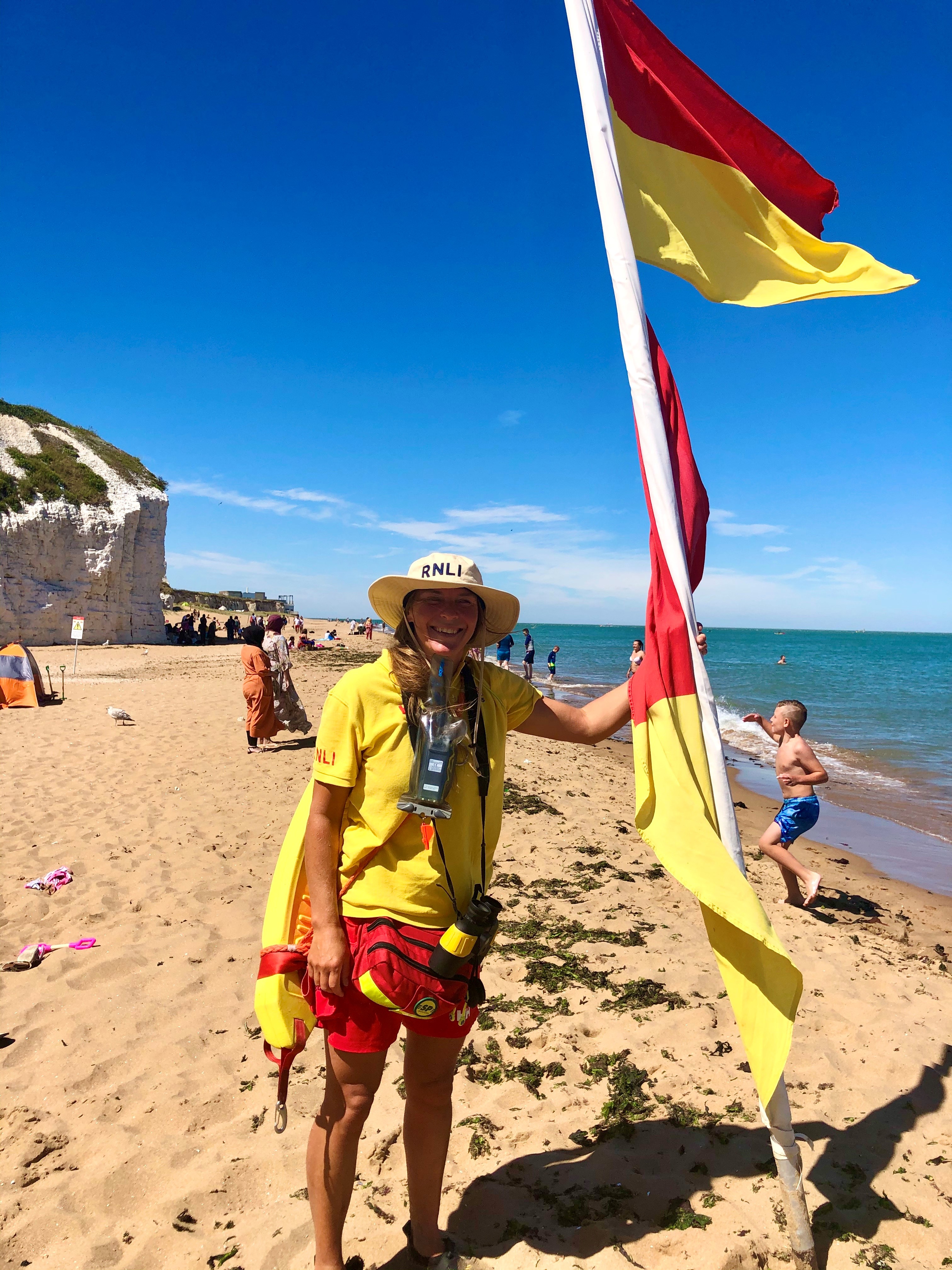 RNLI lifeguard Louise Tomlinson