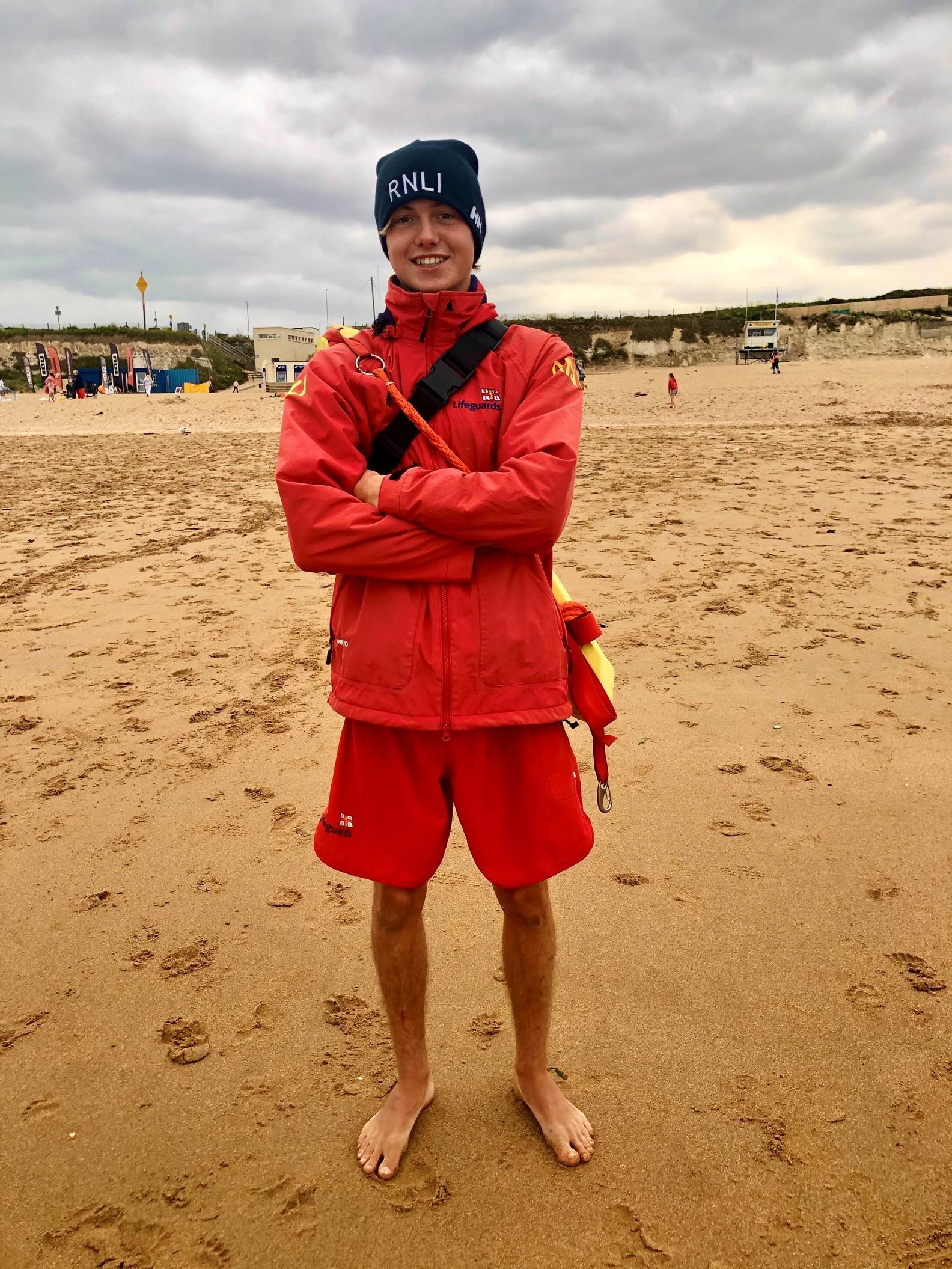 RNLI Lifeguard Mowgli Palmer