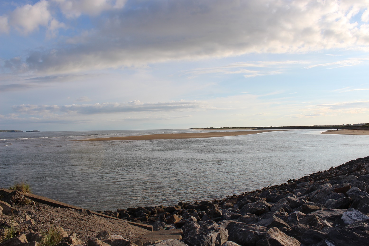 High tide at Burry Port