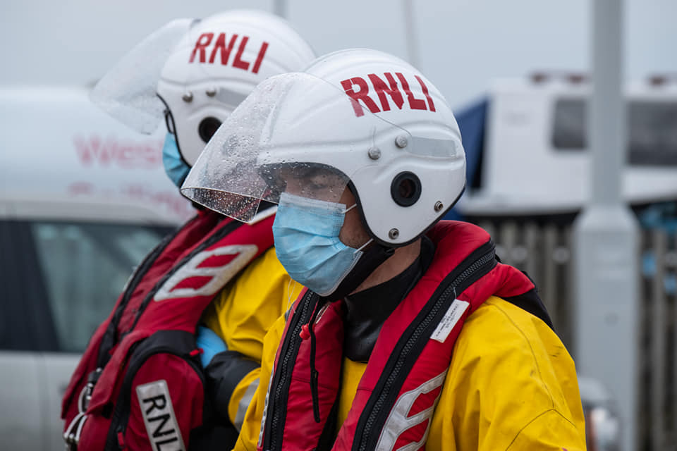 West Kirby crew wearing their PPE