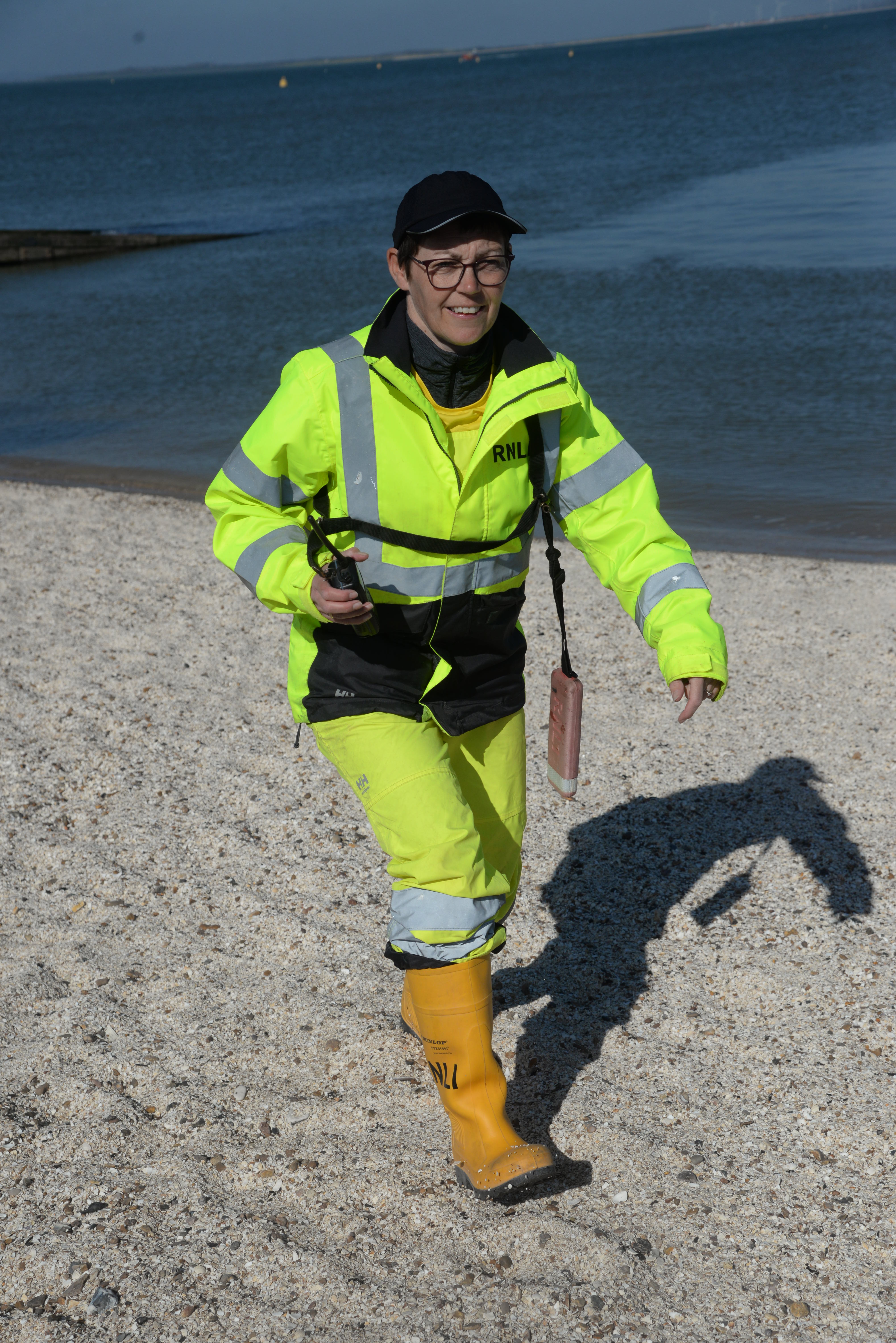 Whitstable lifeboat's Kellie Gray.