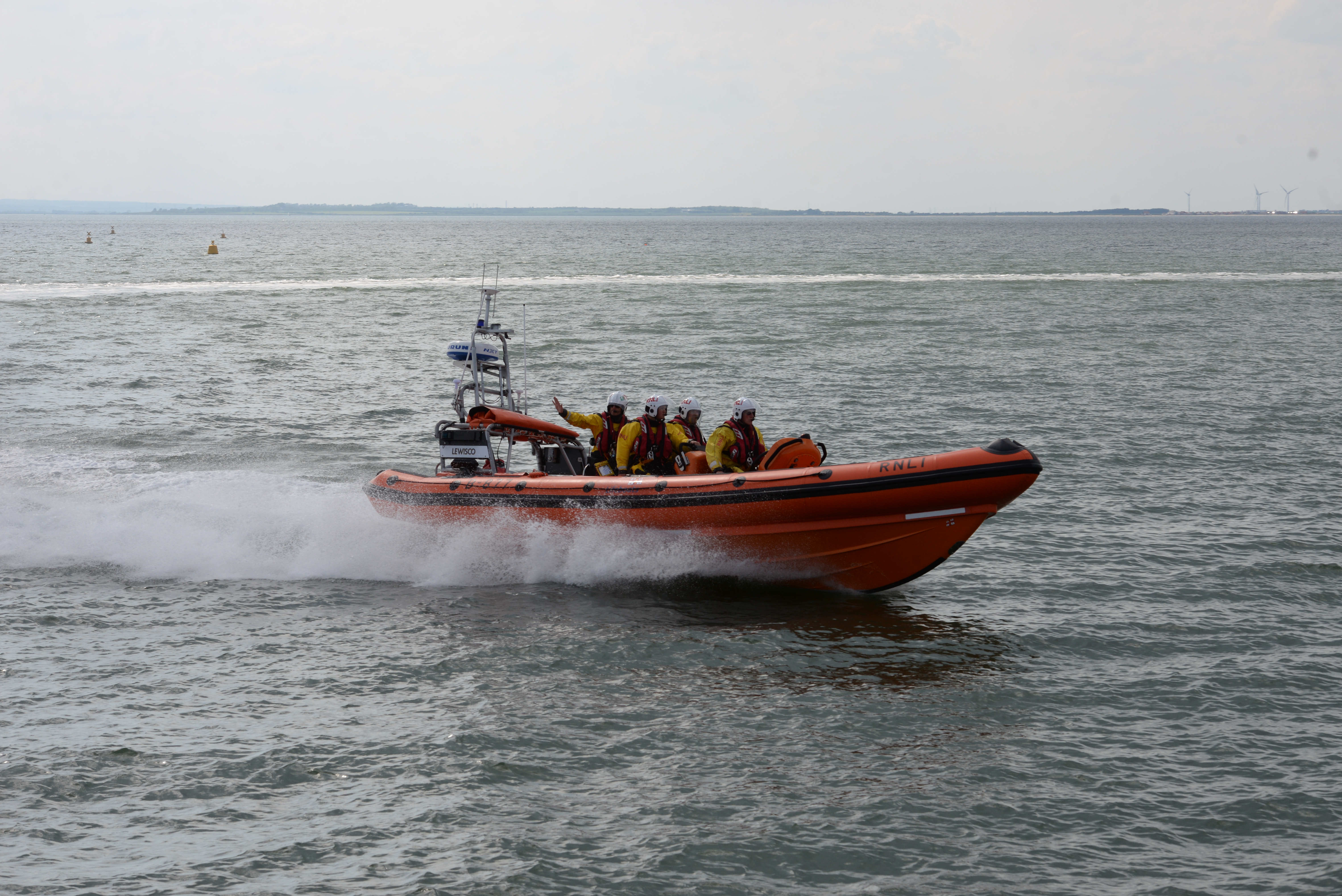 The Whitstable Atlantic 85 lifeboat.