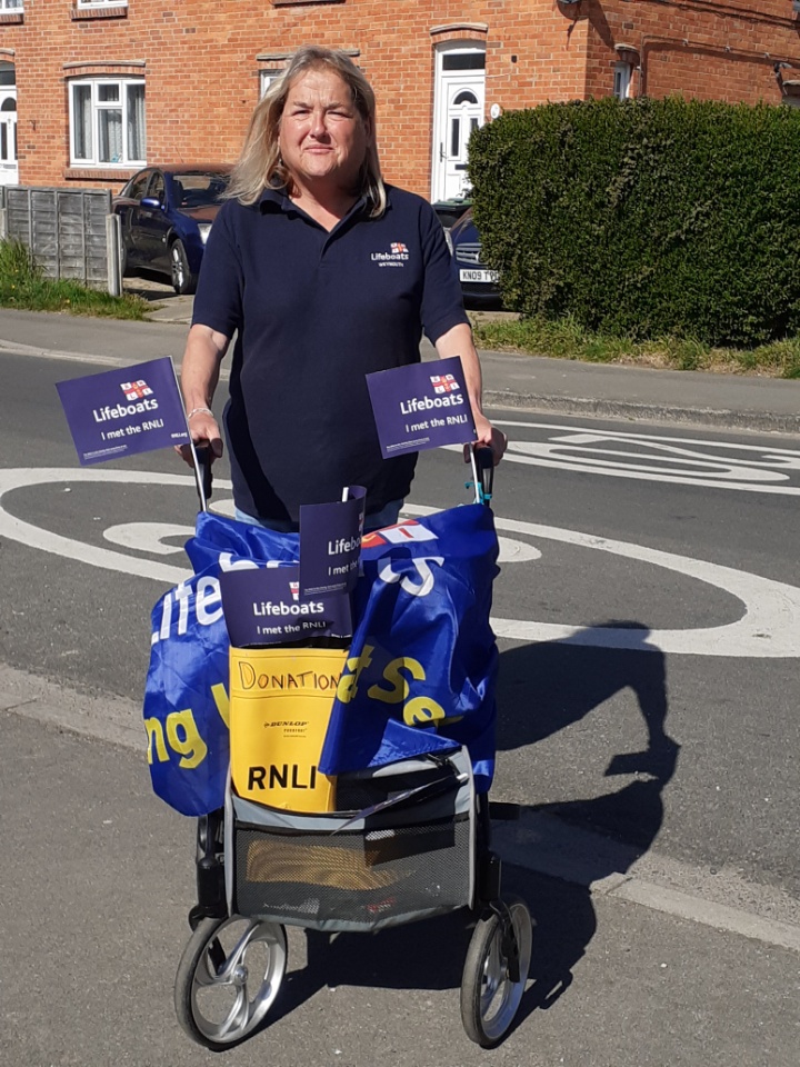 Weymouth RNLI fundraiser Teresa Drage