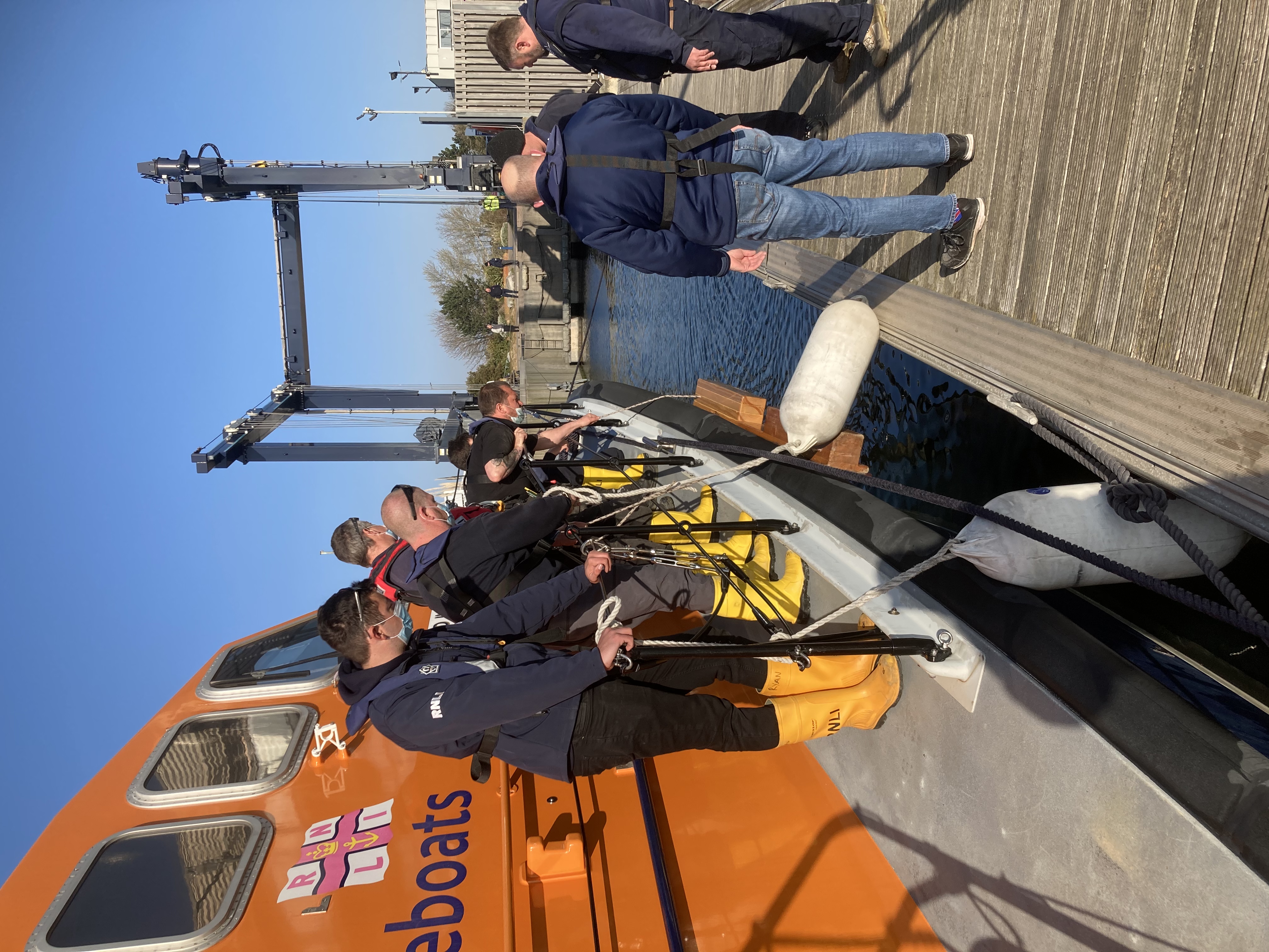 The lifeboat will be ready again to save lives.