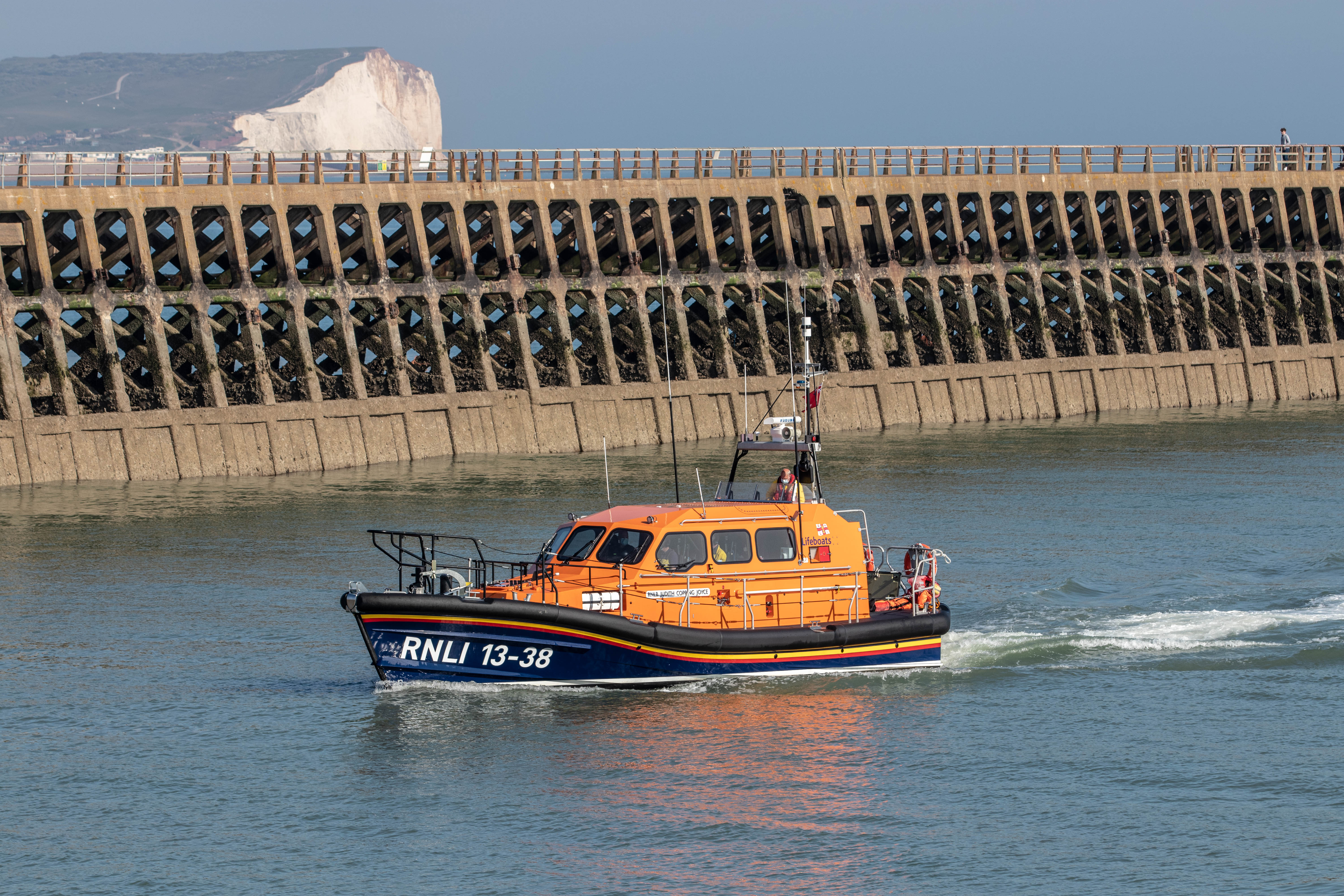 The Shannon arriving in Newhaven on route to Sheerness.