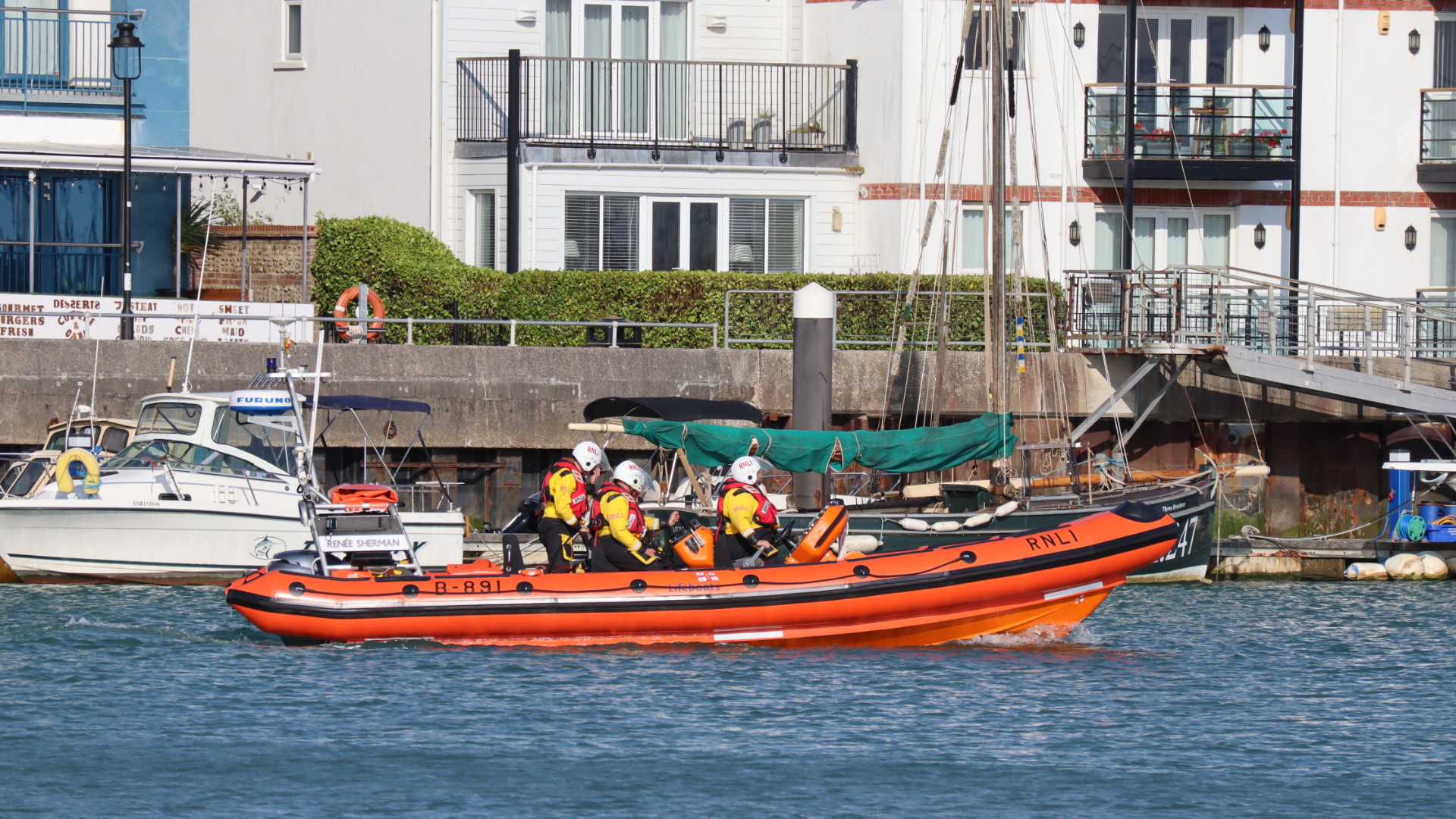 Littlehampton RNLI’s Renee Sherman lifeboat 