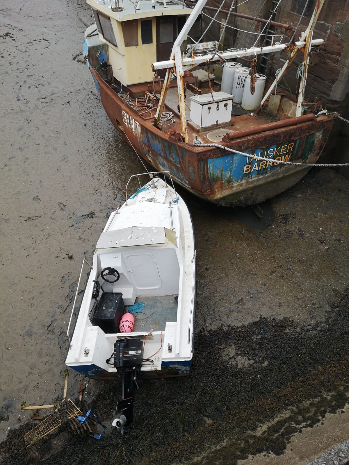 Casualty Vessel (foreground)
