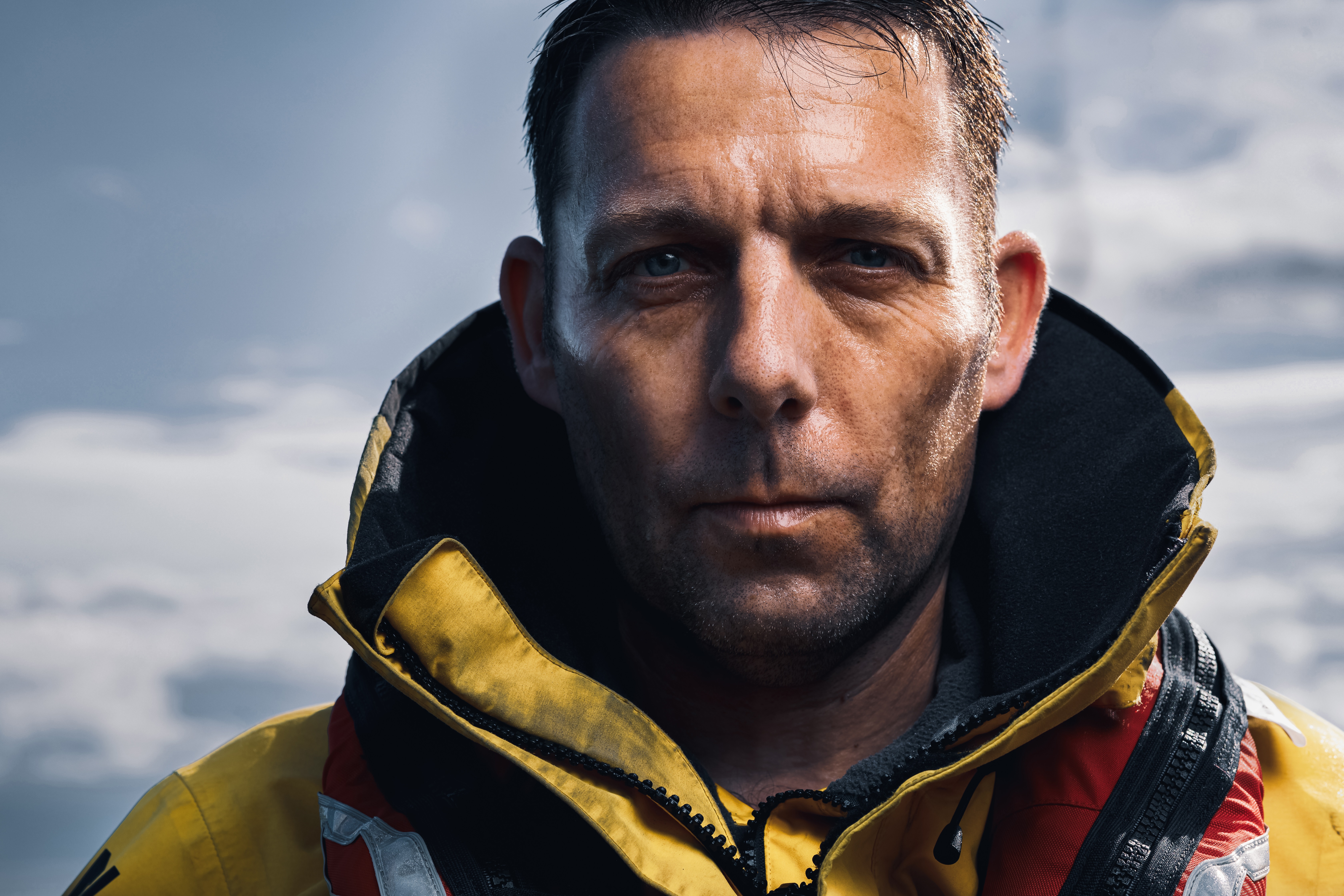 Now Coxswain, Michael Bruce joined the RNLI in 1991 and watched on from the shore as she arrived in Anstruther.