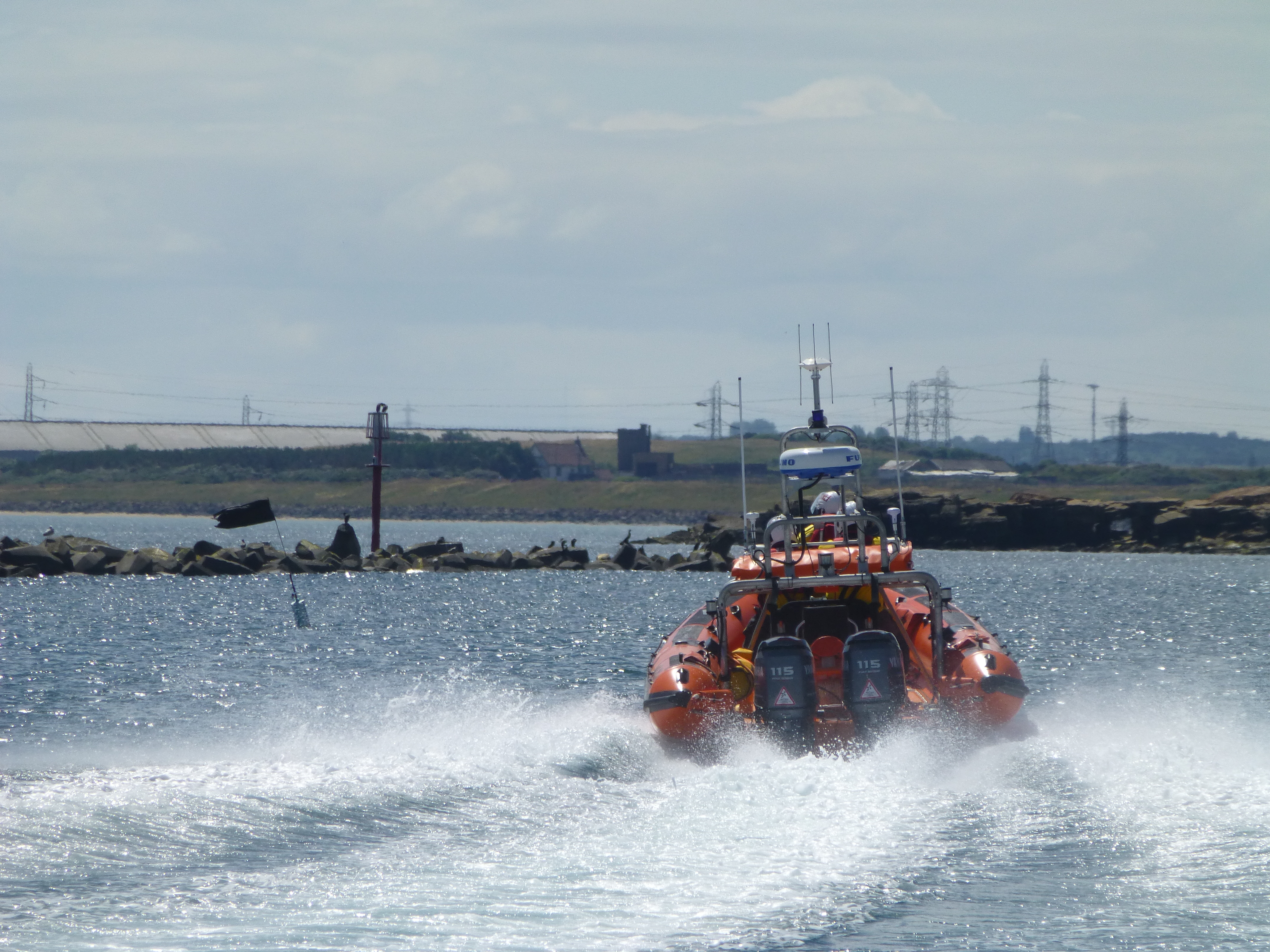 Lifeboat underway
