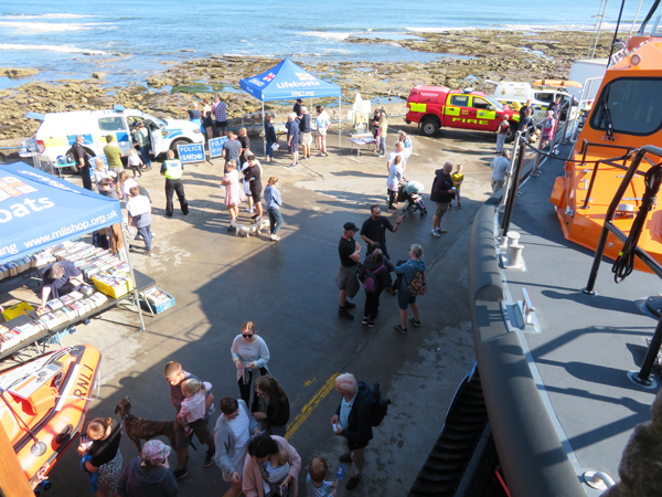 View of Seahouses Emergency Services Day