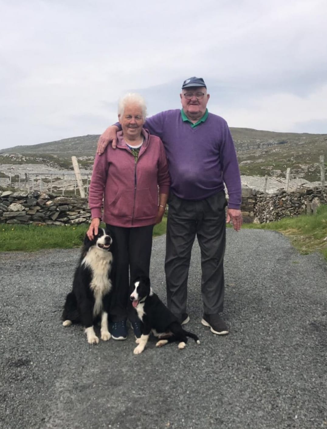 Inisturk islander, John O’Toole, with his wife, Mary