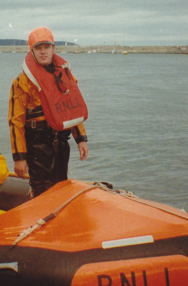 Older picture of Stephen Harris on the Howth DLA