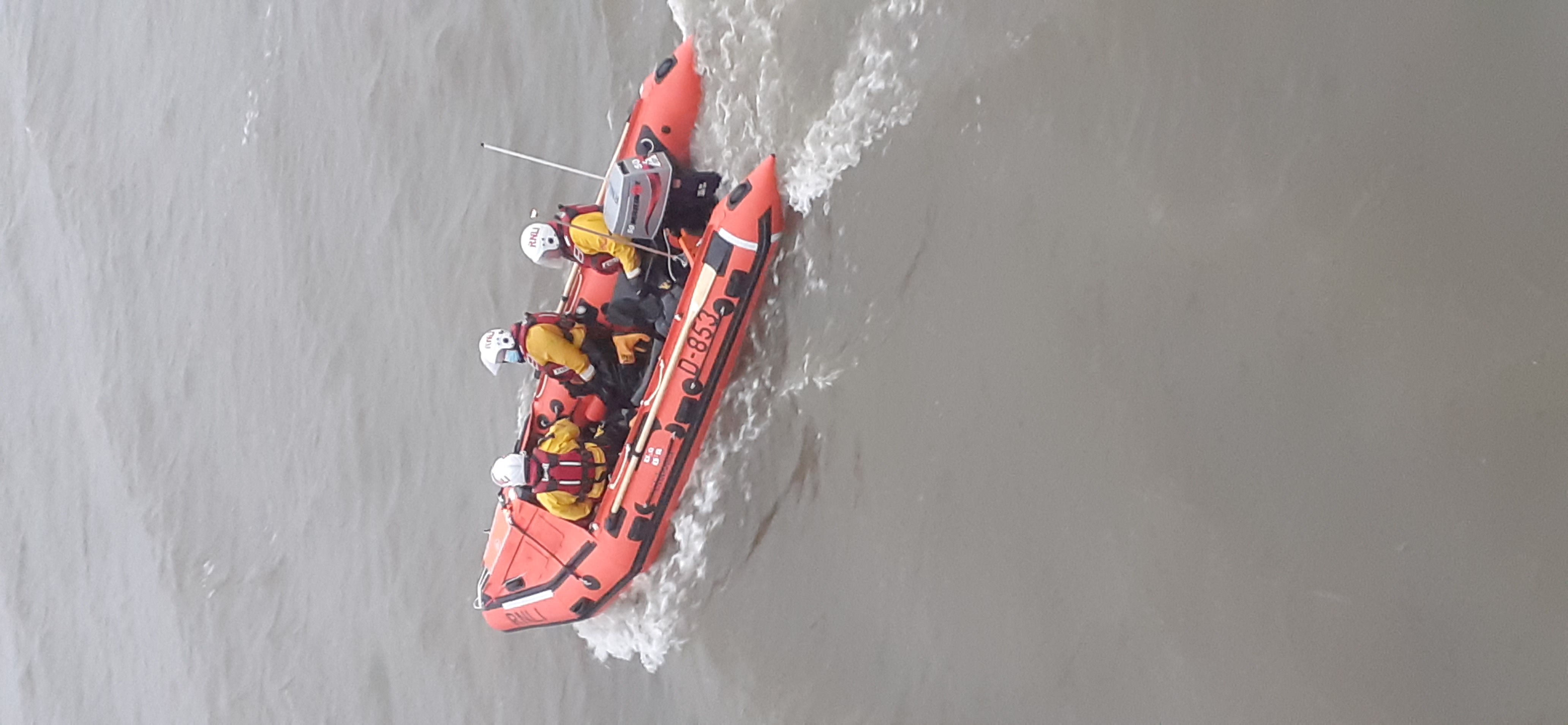 D-853 'Harbet' on her first sea outing at Fleetwood