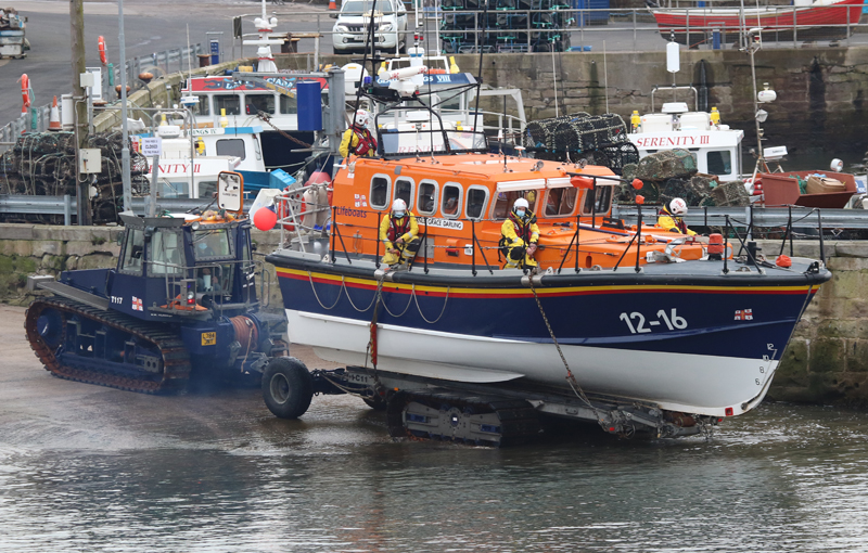Grace Darling's final launch at Seahouses