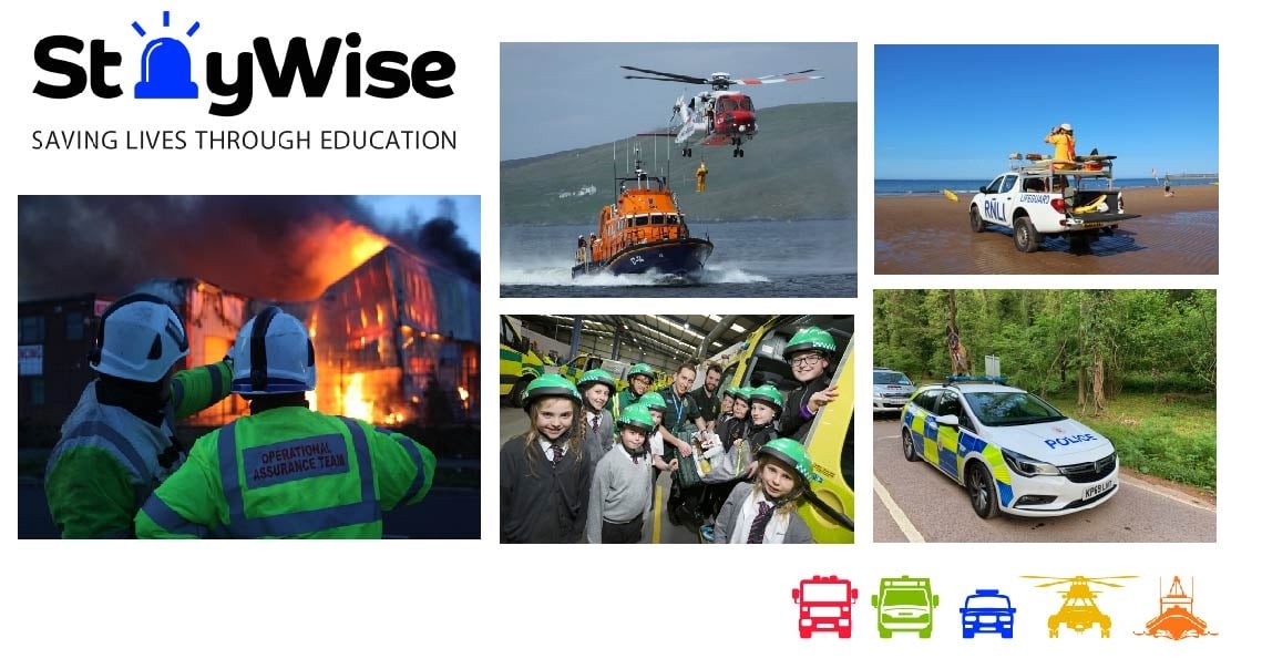 The RNLI is one of the UK emergency services involved in StayWise