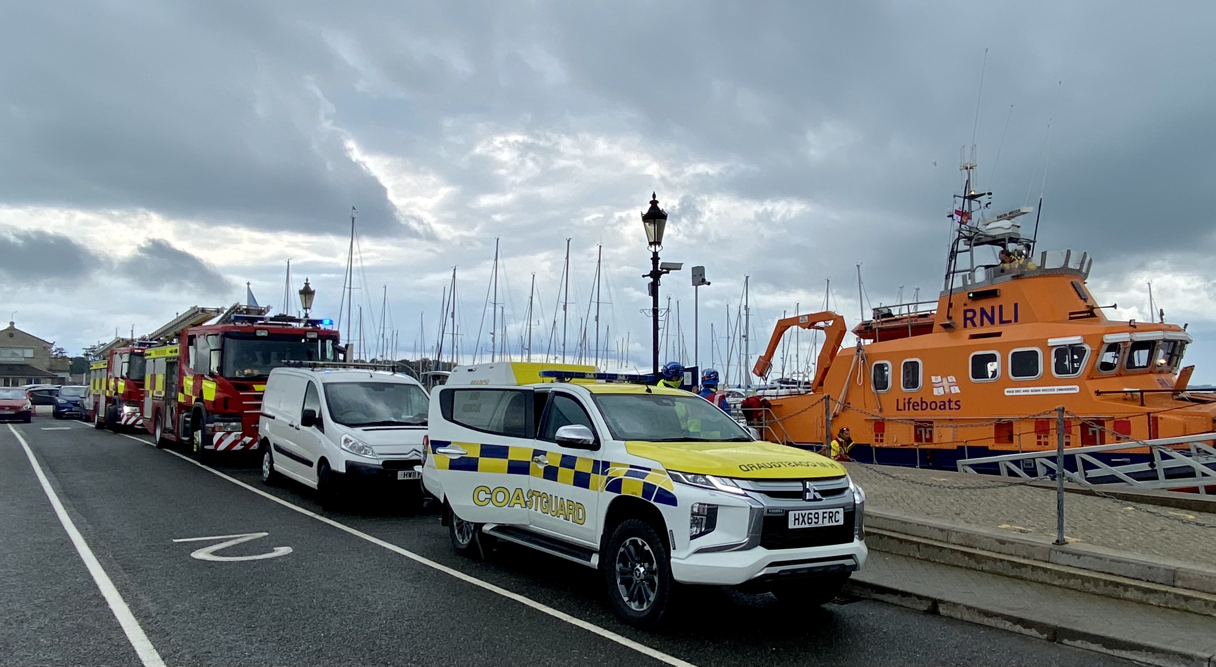 Yarmouth RNLI Lifeboat ‘Eric and Susan Hiscock (Wanderer),’,
