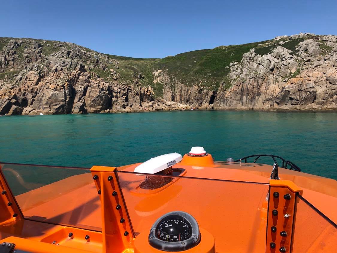Coxswain's view from the ALB 