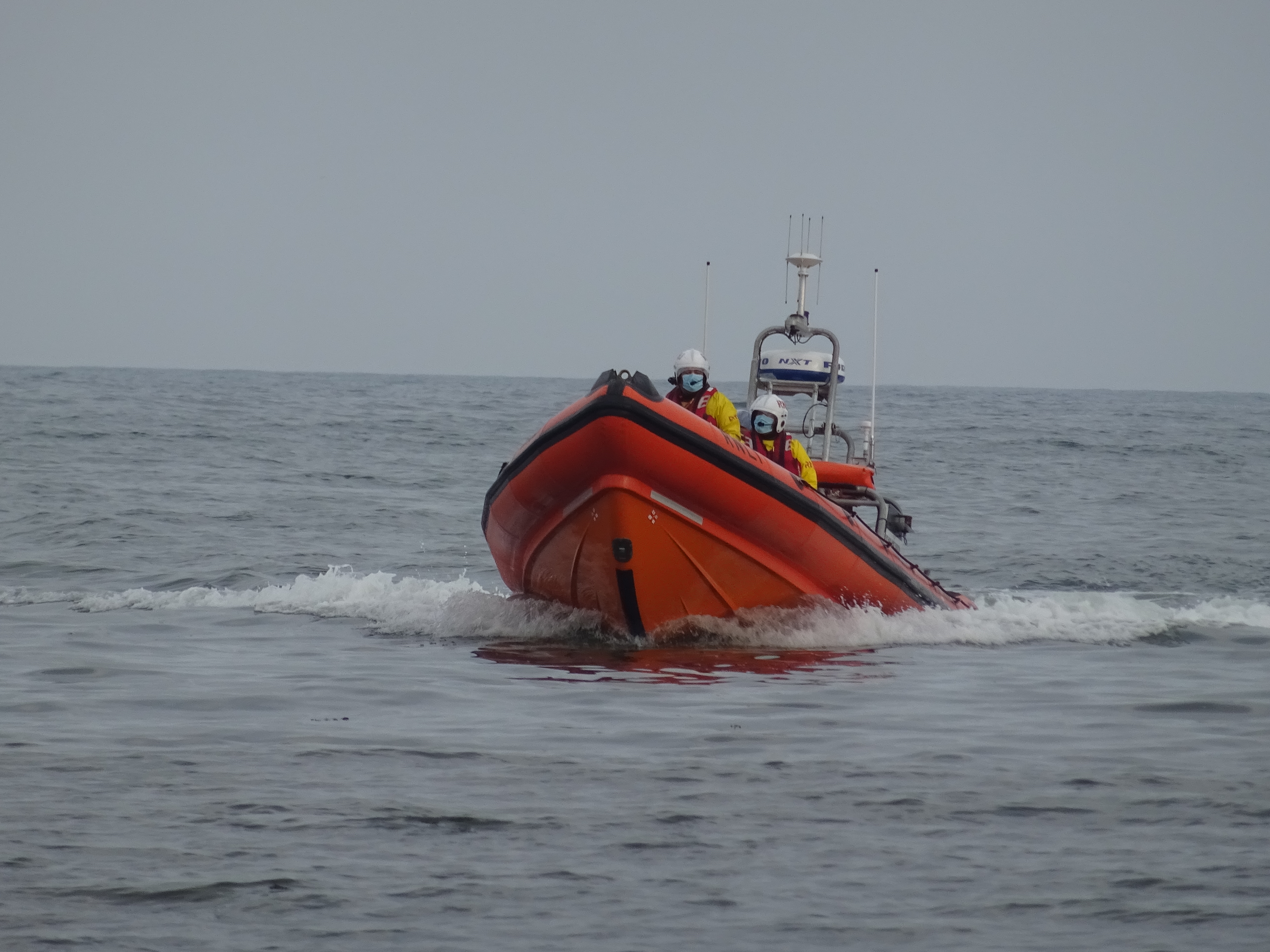 Lifeboat on training exercise