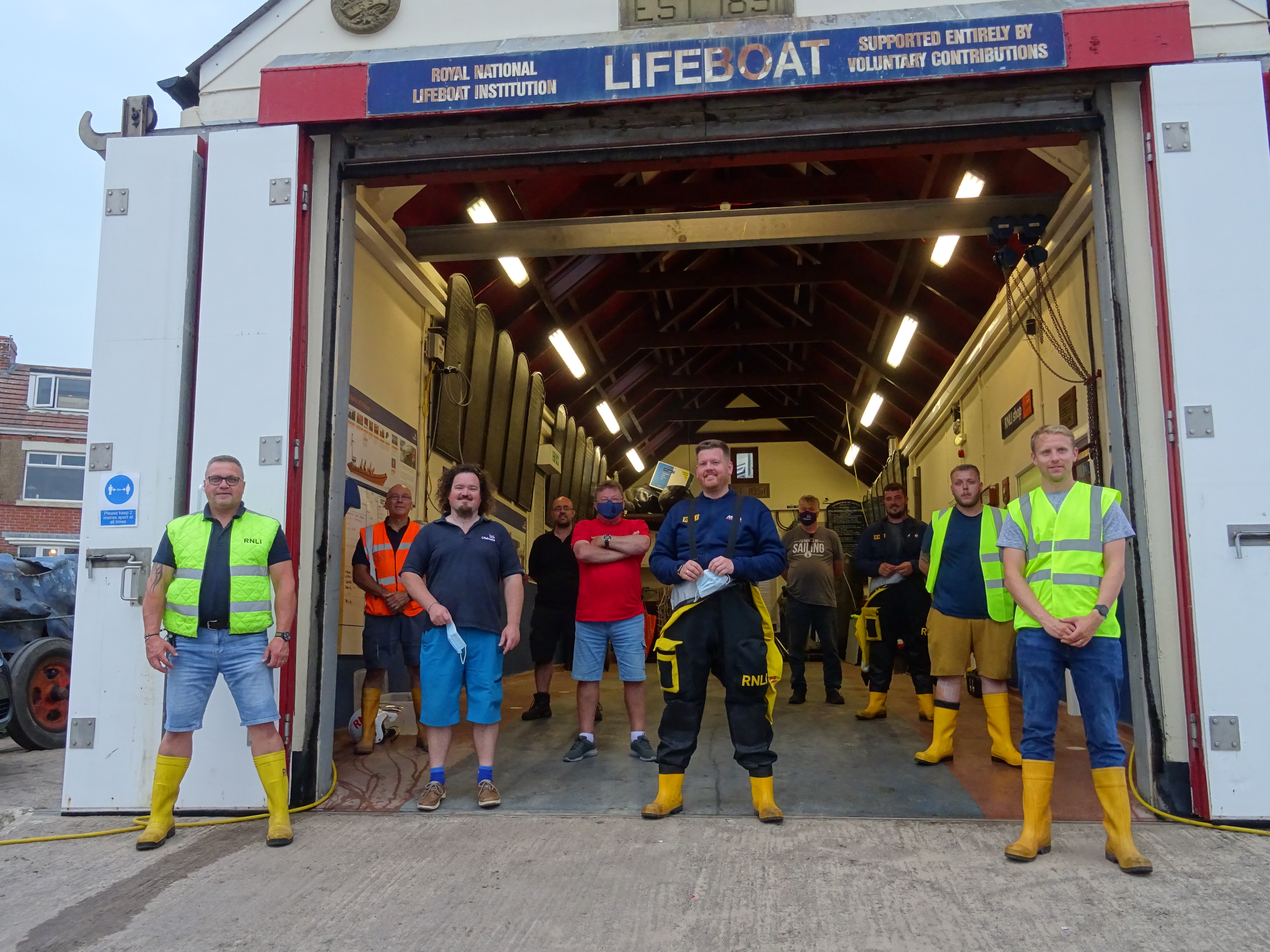 Stuart and the other lifeboat volunteers