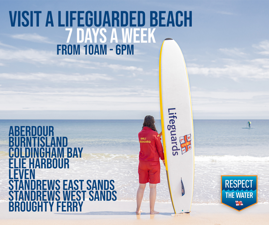 Visit a lifeguarded beach