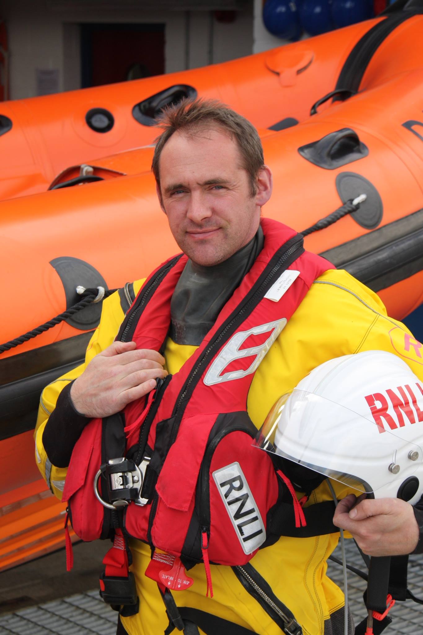 Kinsale RNLI lifeboat helm Jim Grennan