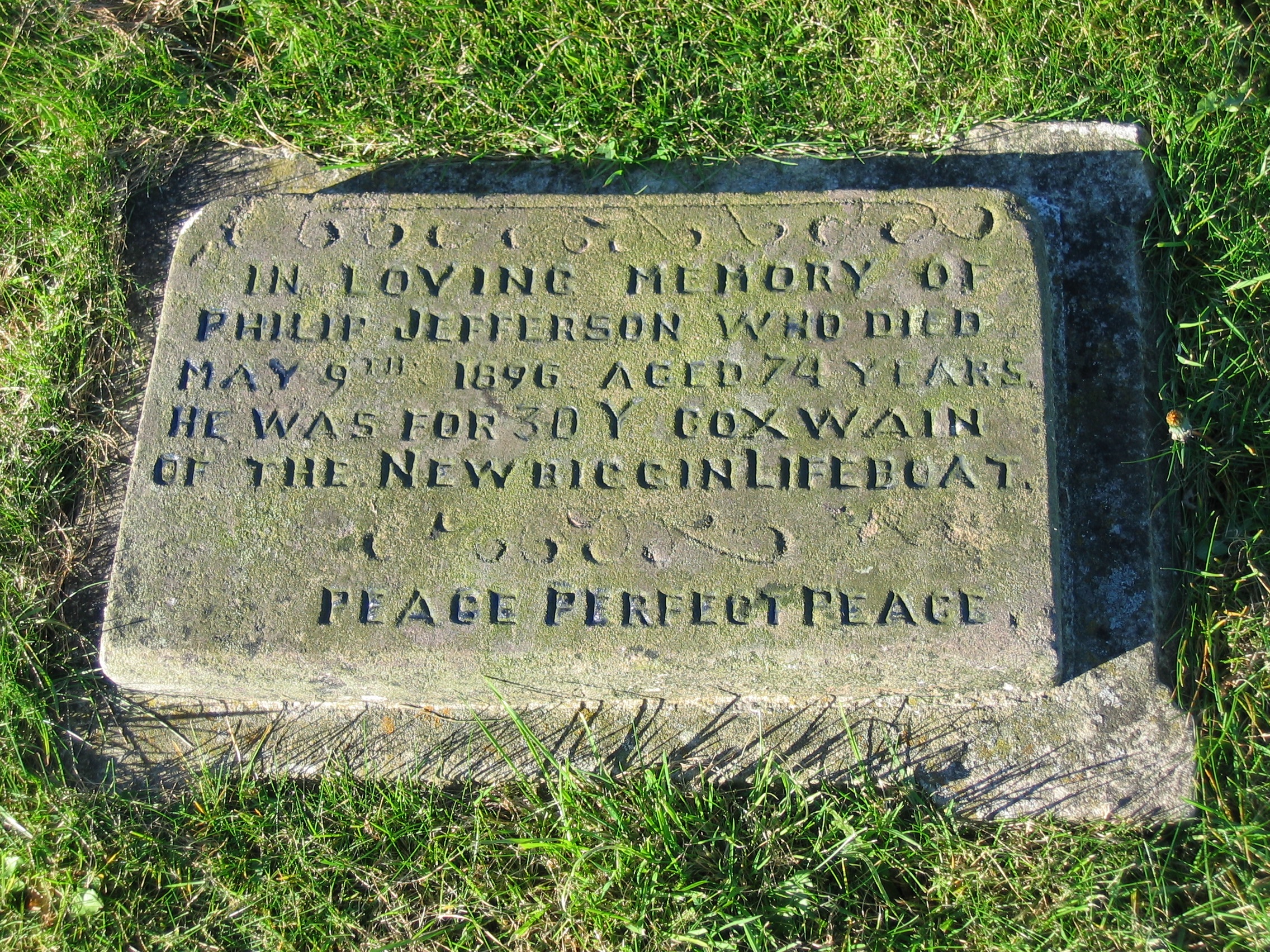 All that remains to remind us of this gentleman