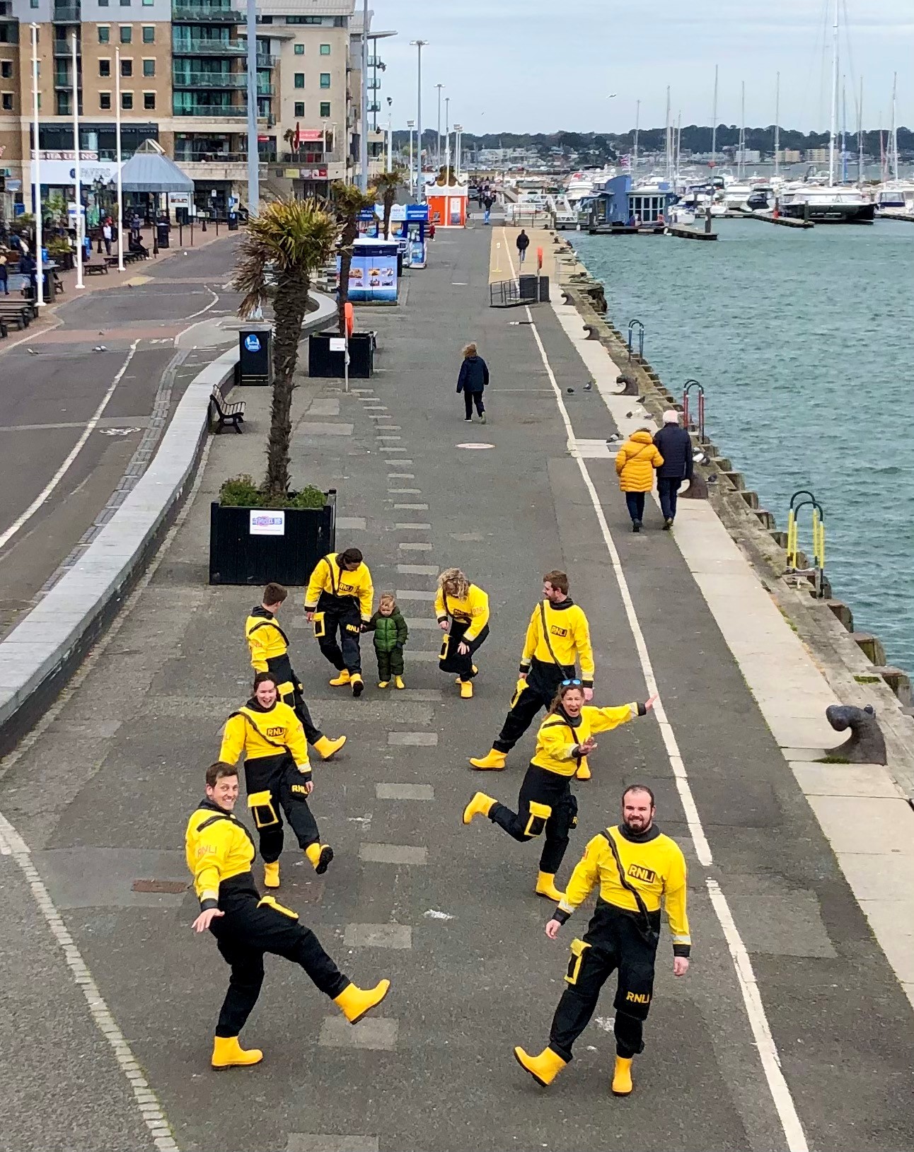 Poole Lifeboat Volunteers Poole Quay 