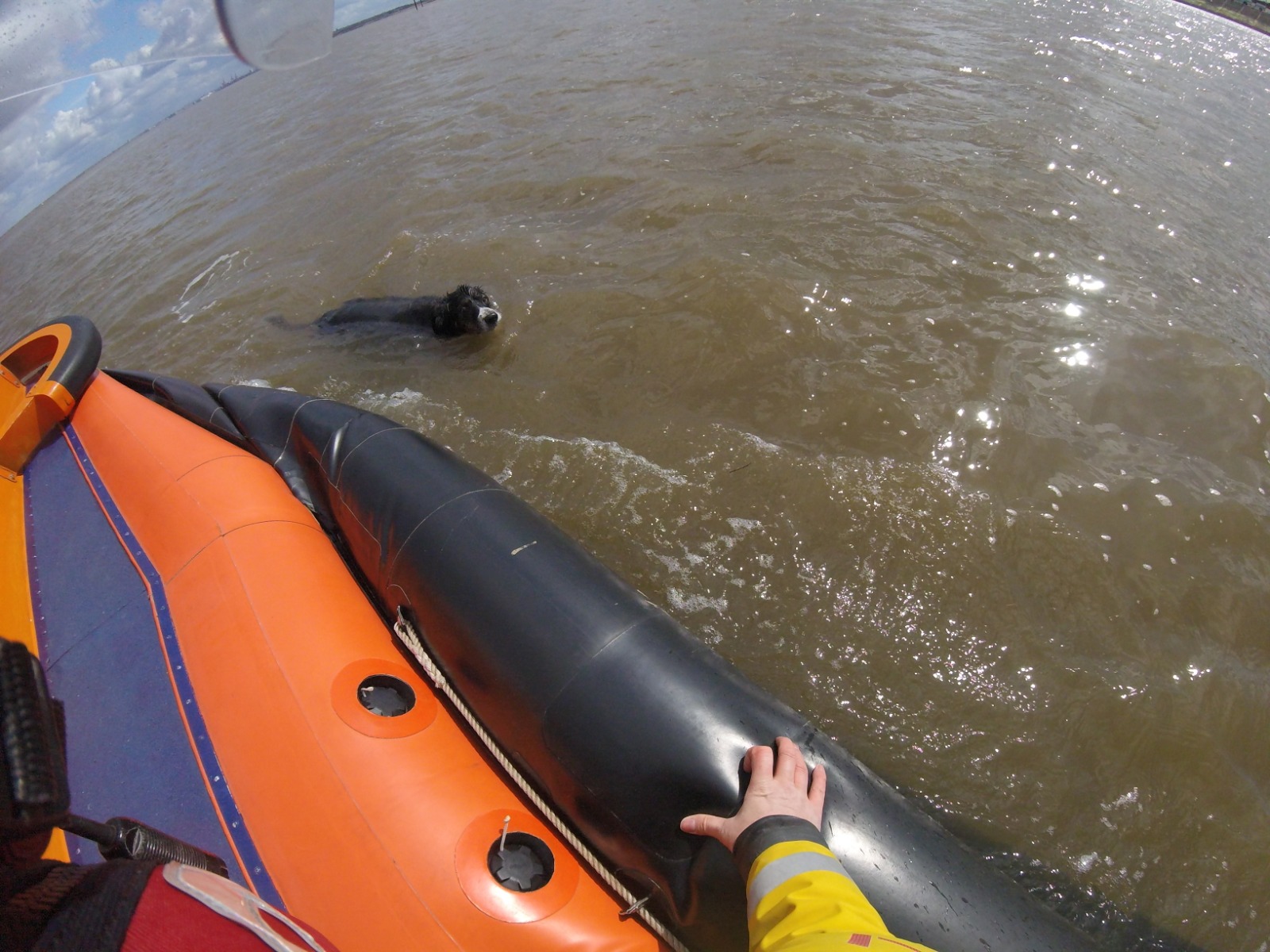 Hoylake RNLI volunteers rescue dog from water in Leasowe Bay | RNLI