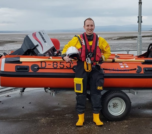 Fleetwood RNLI volunteer Jonathan Davies