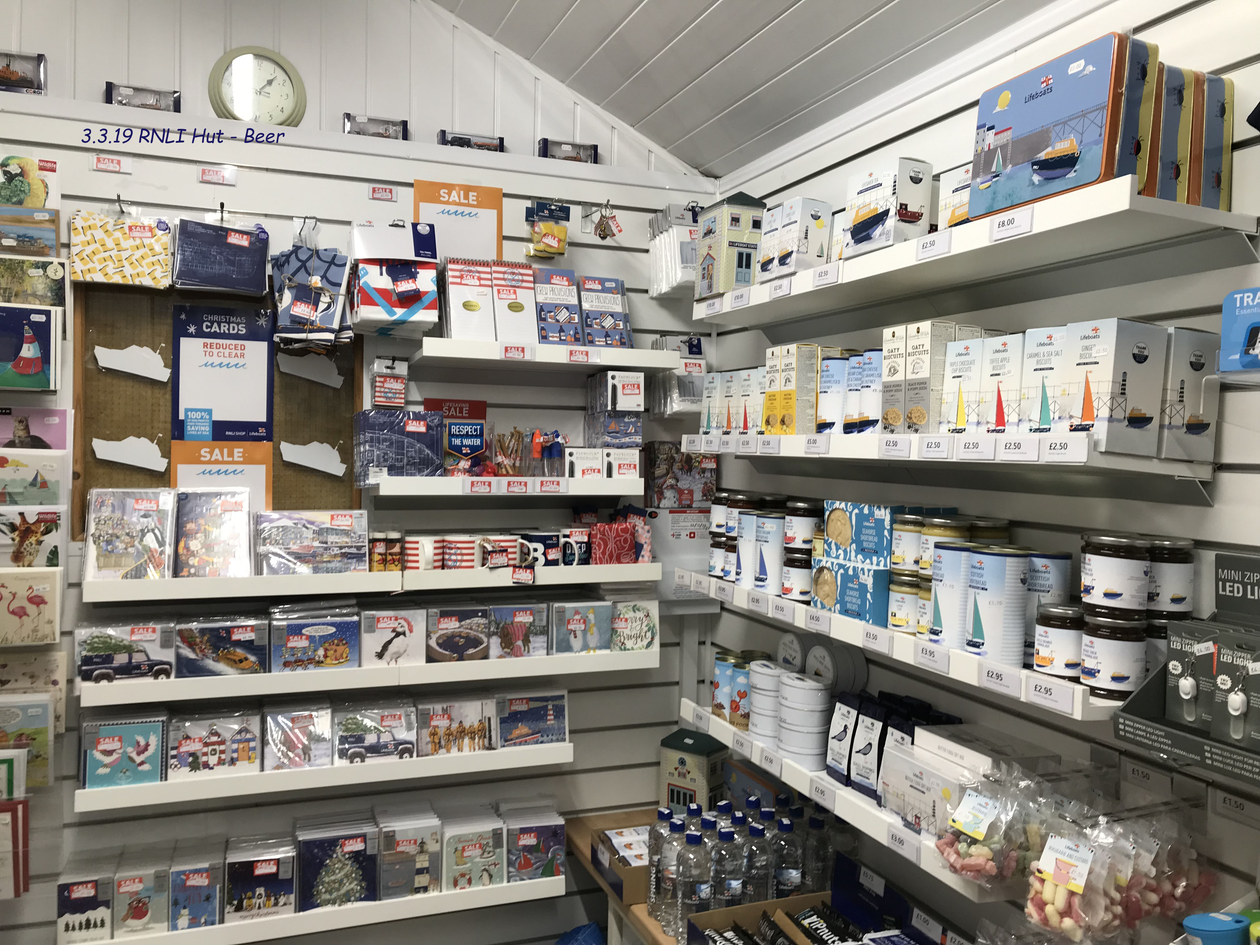RNLI shop in Beer