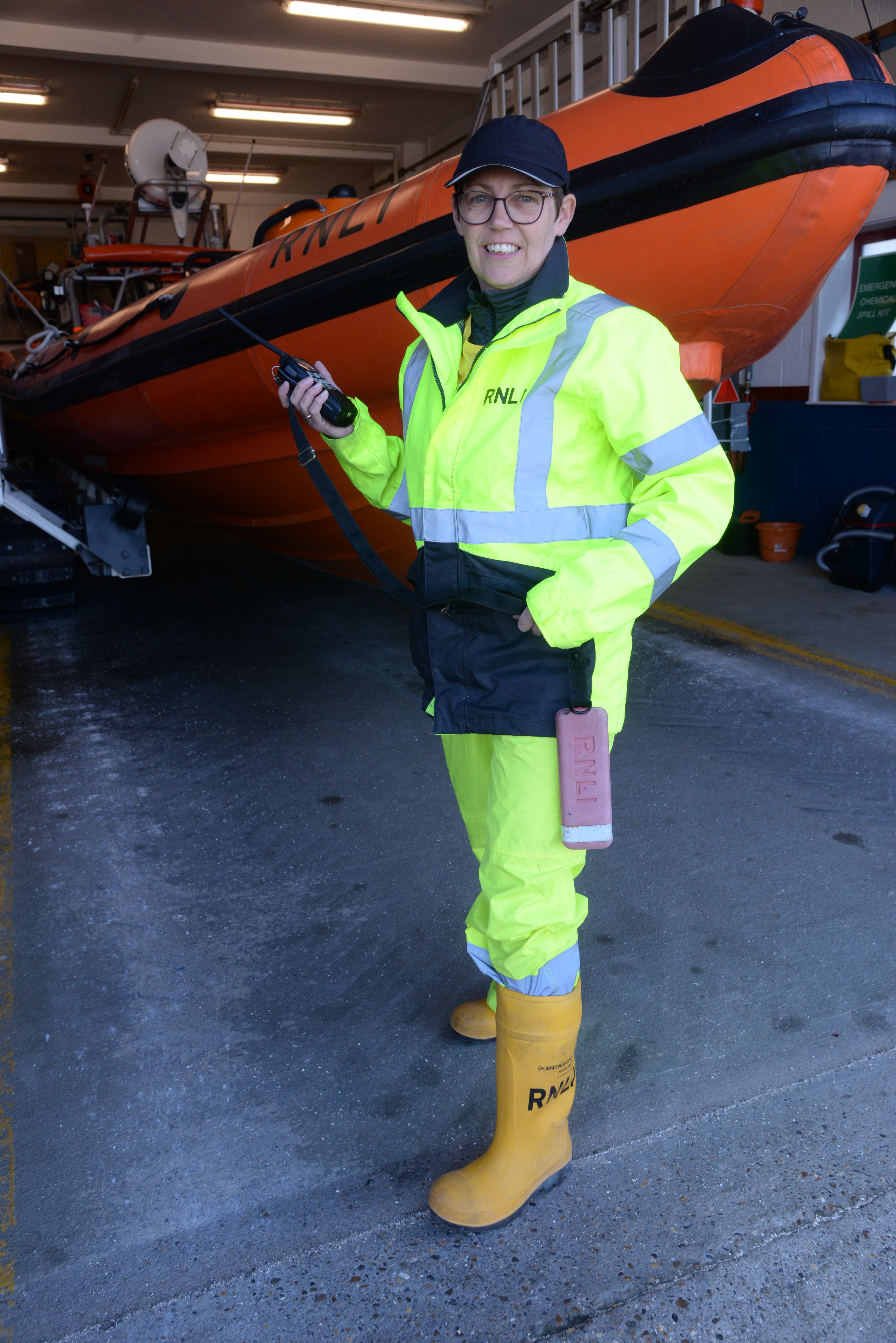 Whitstable Lifeboat’s Kellie Gray.
