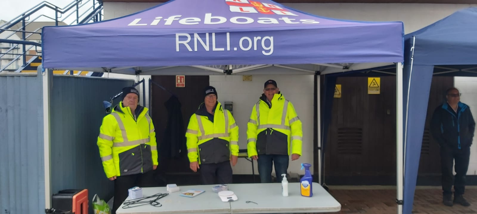 RNLI volunteers ready at event