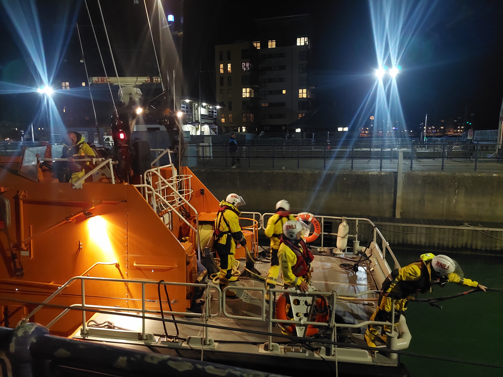 Crew of Eastbourne Lifeboat on 'The Diamond Jubilee'.