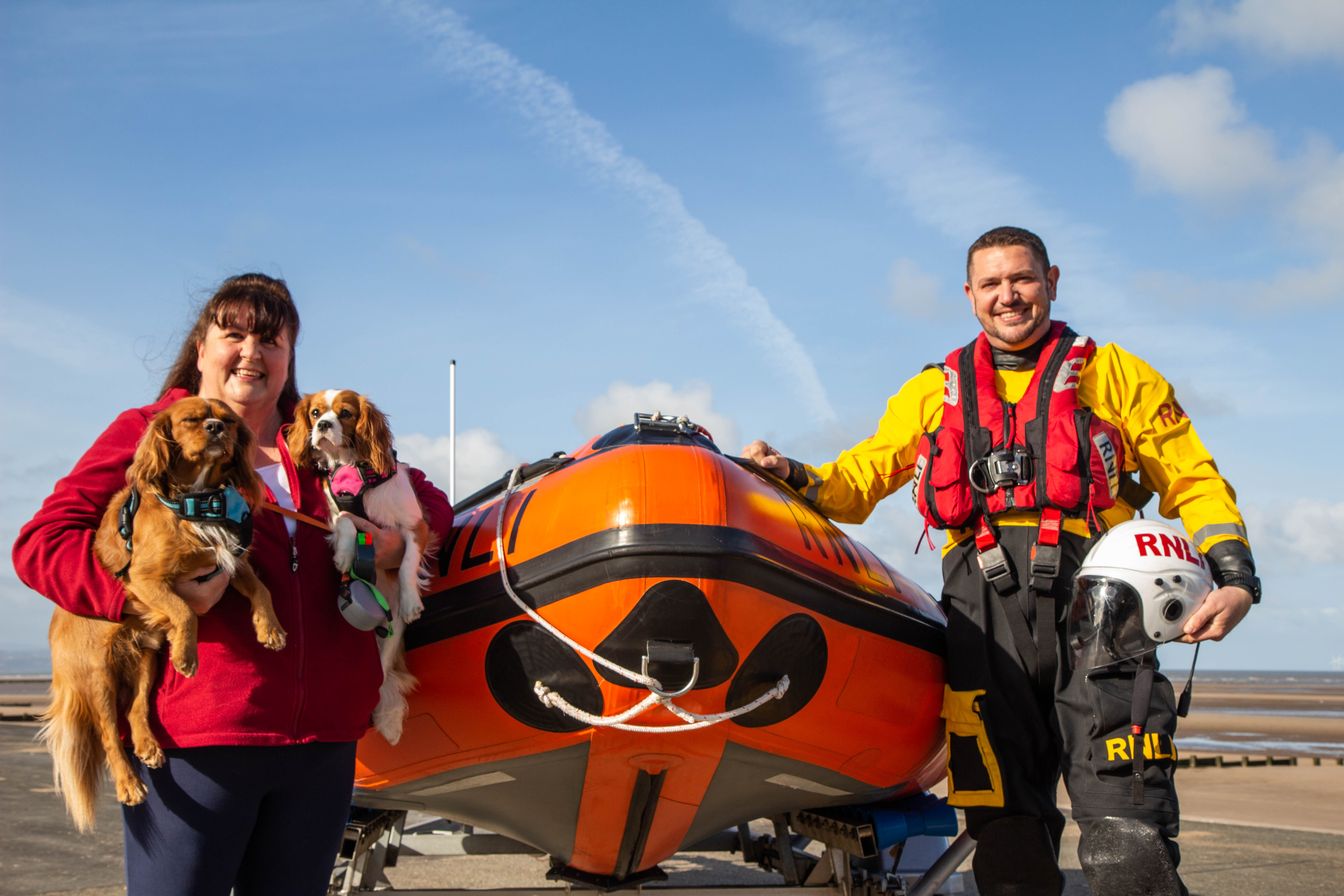 Half term safety message from dog walker rescued by Rhyl RNLI | RNLI