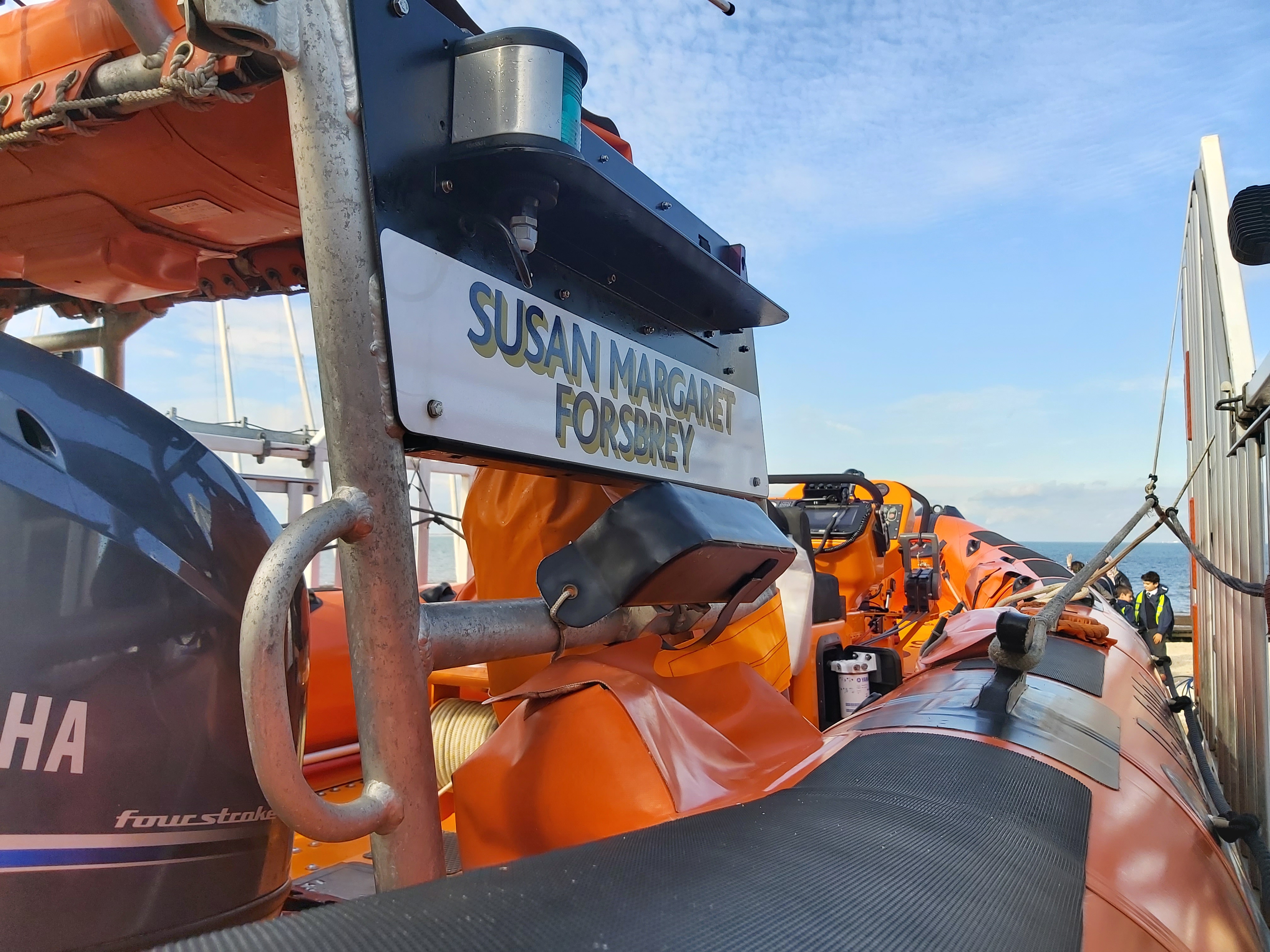 Reserve fleet lifeboat Susan Margaret Forsbrey.