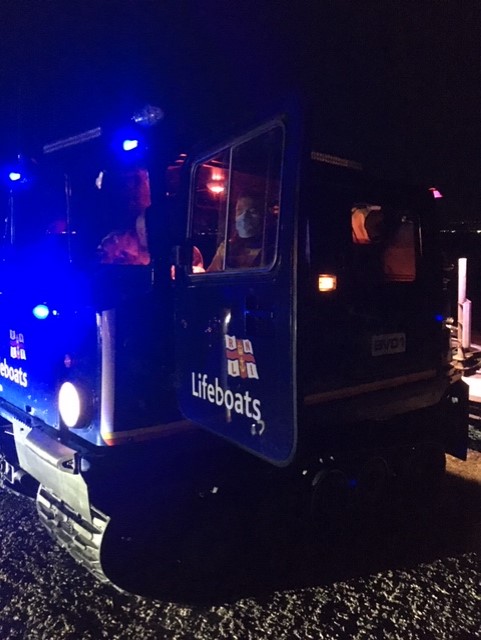 The Haggluud BV206 is an All Terrain Vehicle designed to be used in locations with soft mud that is the ‘tractor’ used to launch and retrieve West Kirby RNLI’s lifeboat, ‘Seahorse’. It is the only one of its kind now in use across all RNLI stations.