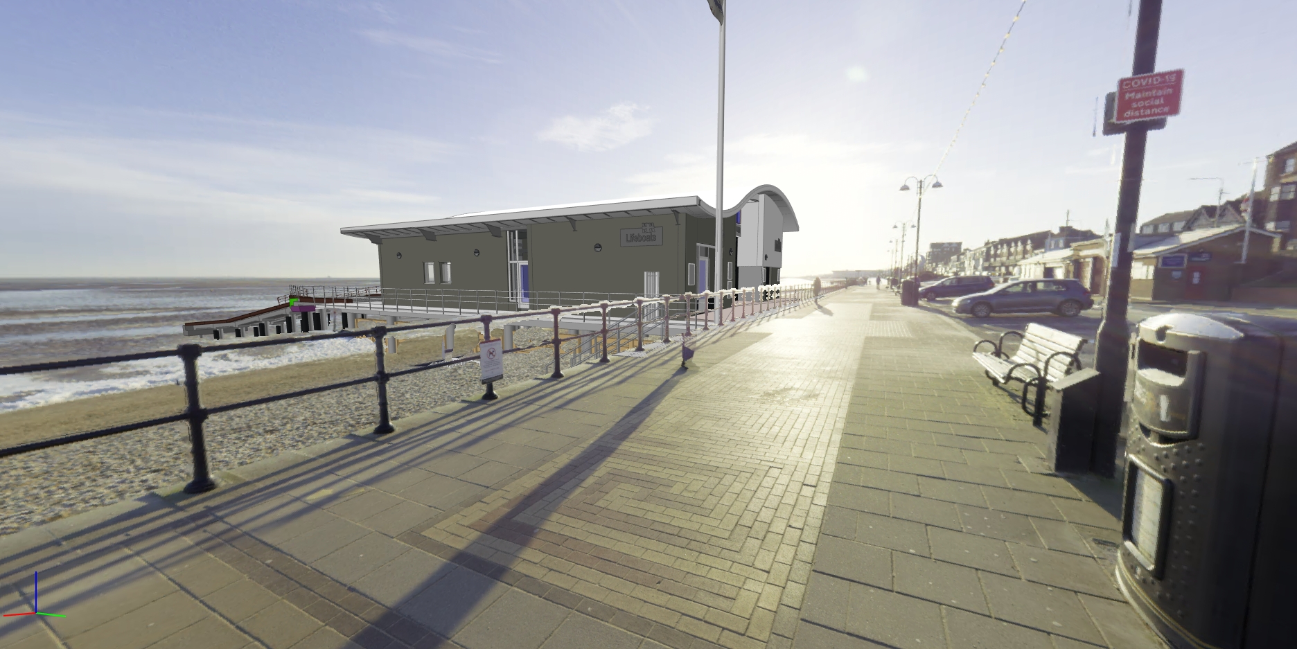 Artists Impression of new lifeboat station