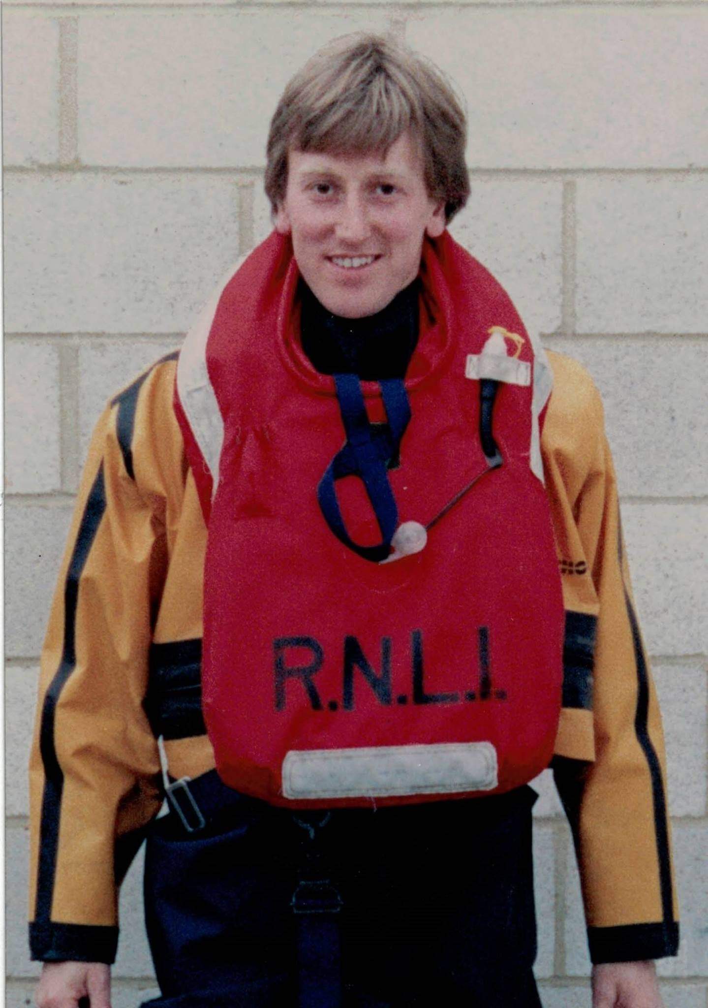 Dave Parry when he first joined Whitstable lifeboat station.