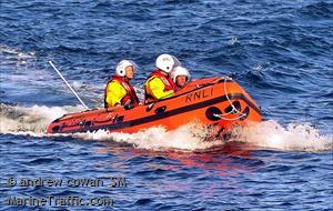 Seahouses Inshore Lifeboat D-828 "RNLB Grace Darling"on service