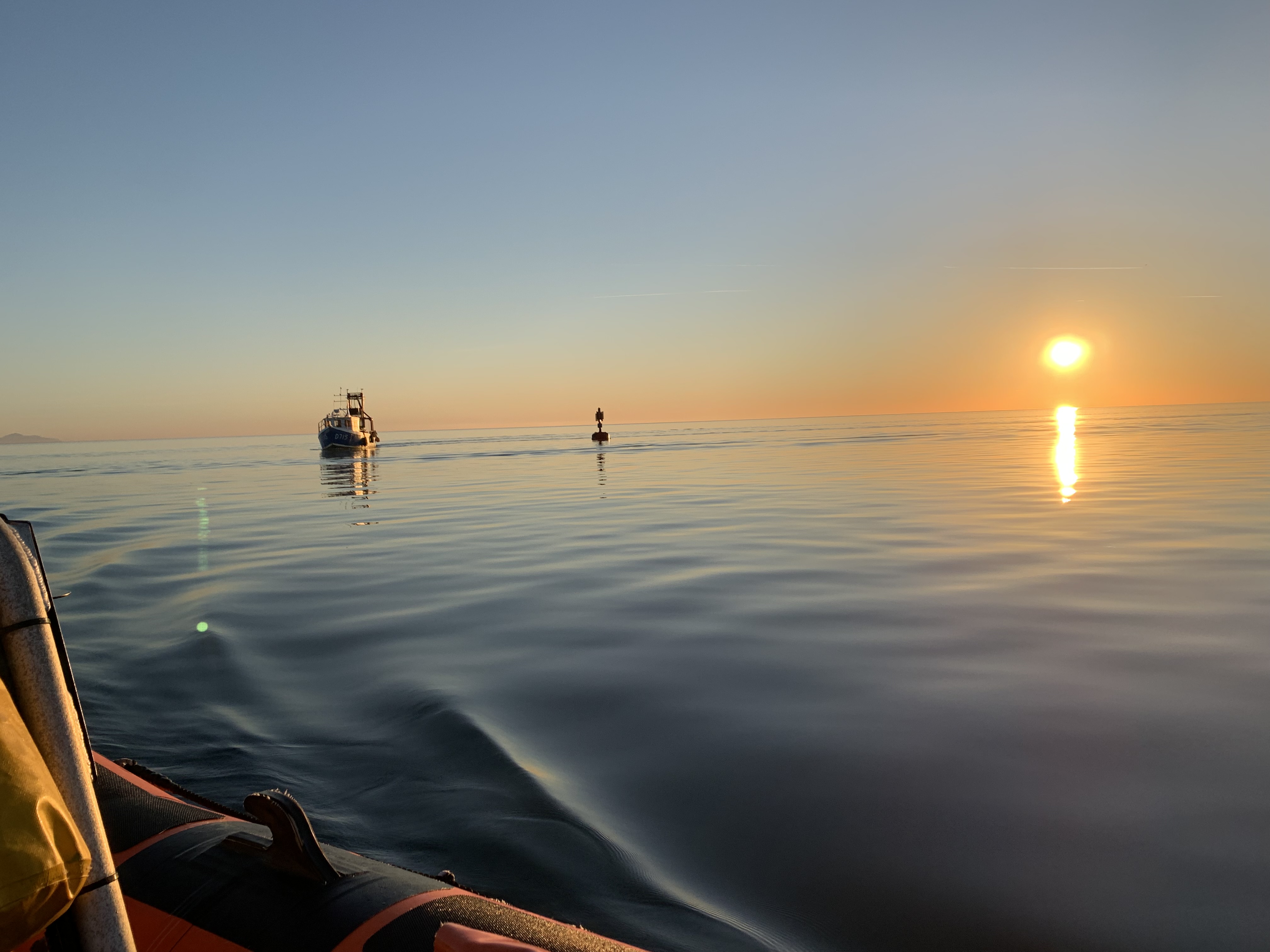 Skerries RNLI escorting the vessel to Skerries